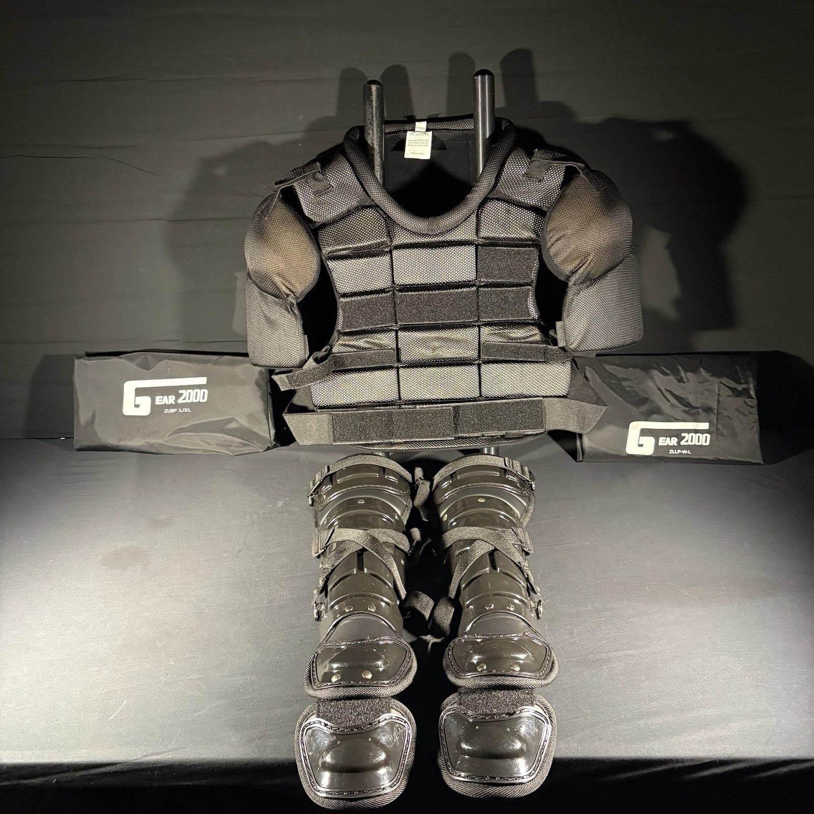 Riot Gear 2000 Tactical Vest And Riot Shin Guards8