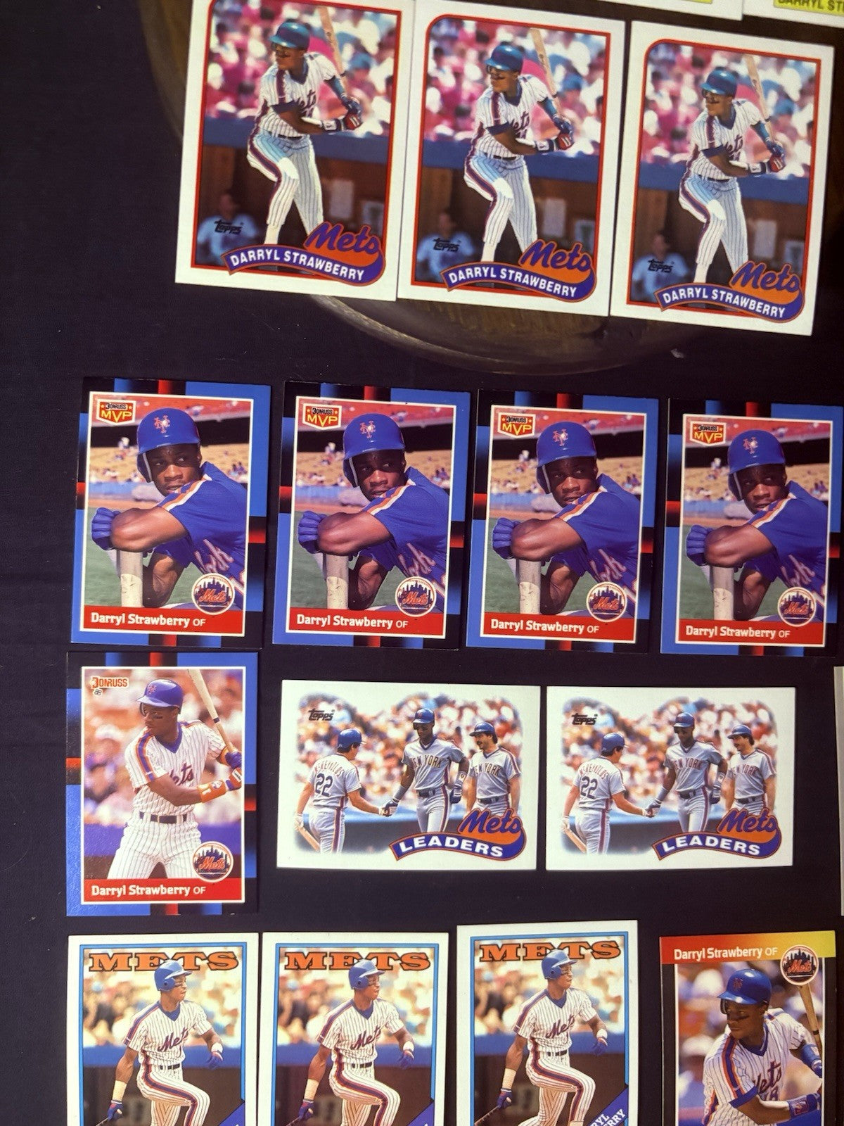 Darryl Strawberry Lot(22) Baseball Cards 1988 Fleer HIGH GRADE New York Mets MLB6