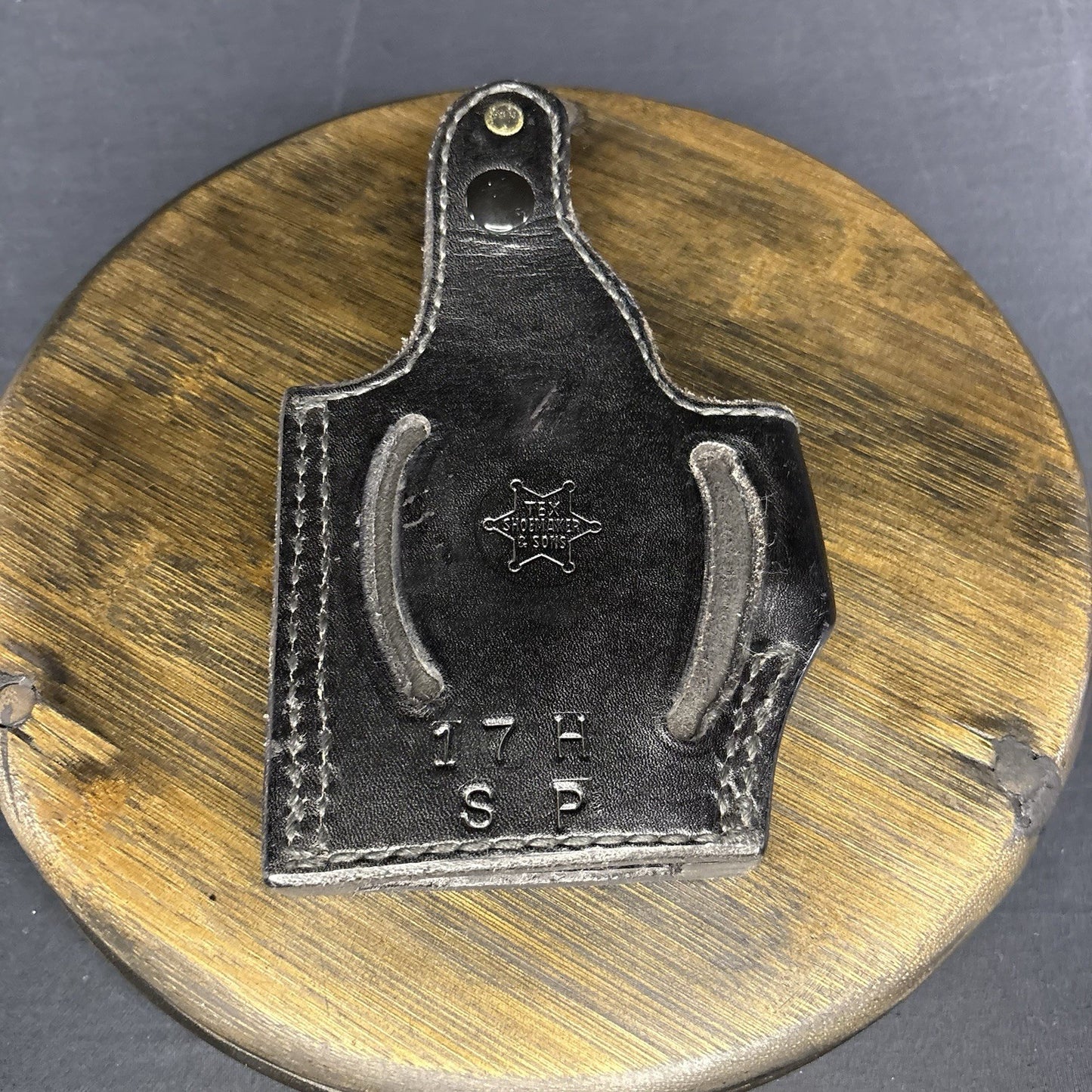 Tex Shoemaker 17H Basket Weave Holster For S&W 439 549 559 639 659 Snap Closure9