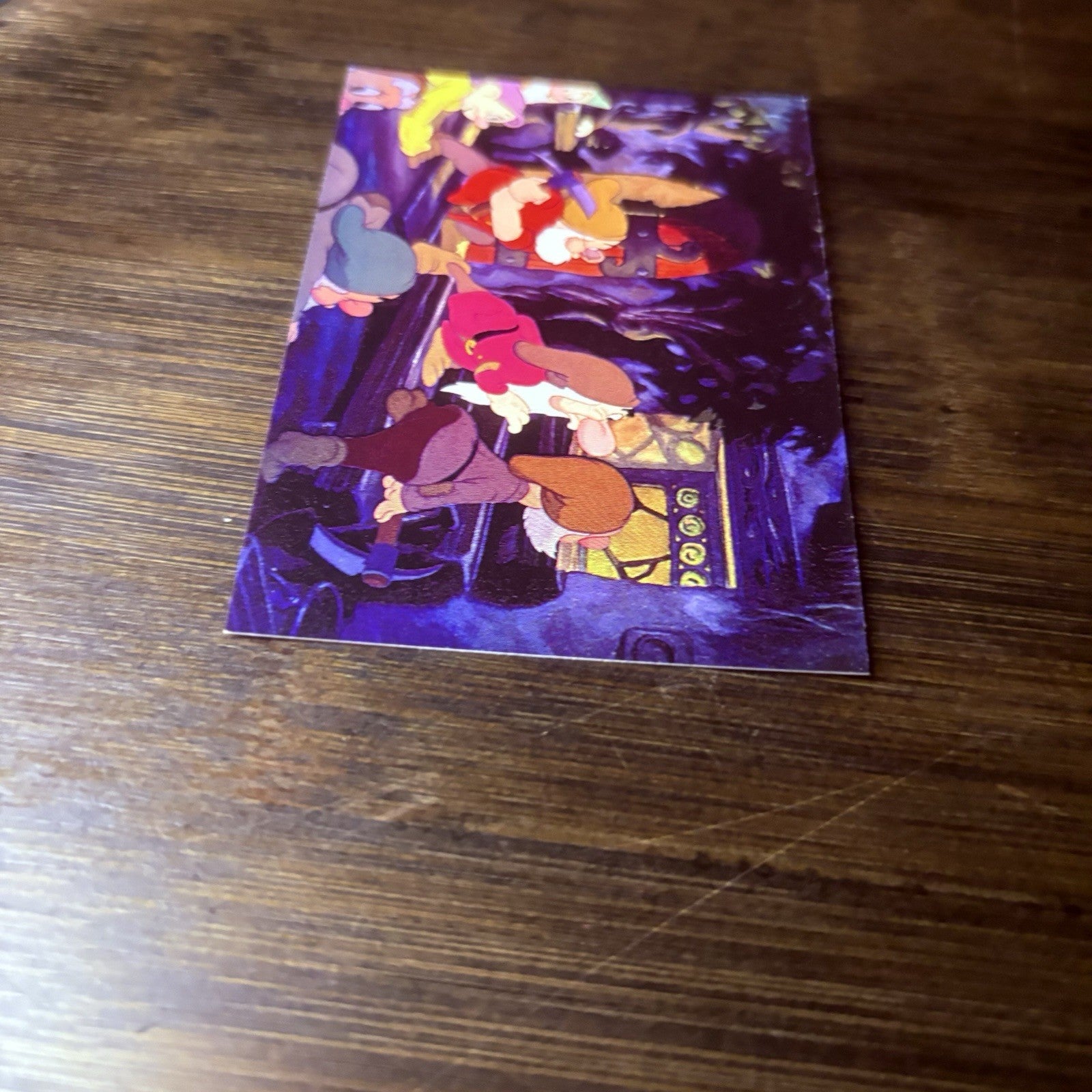 Walt Disney's Snow White  Card #28  "TROUBLE BREWIN'!" High Grade Trading Card7