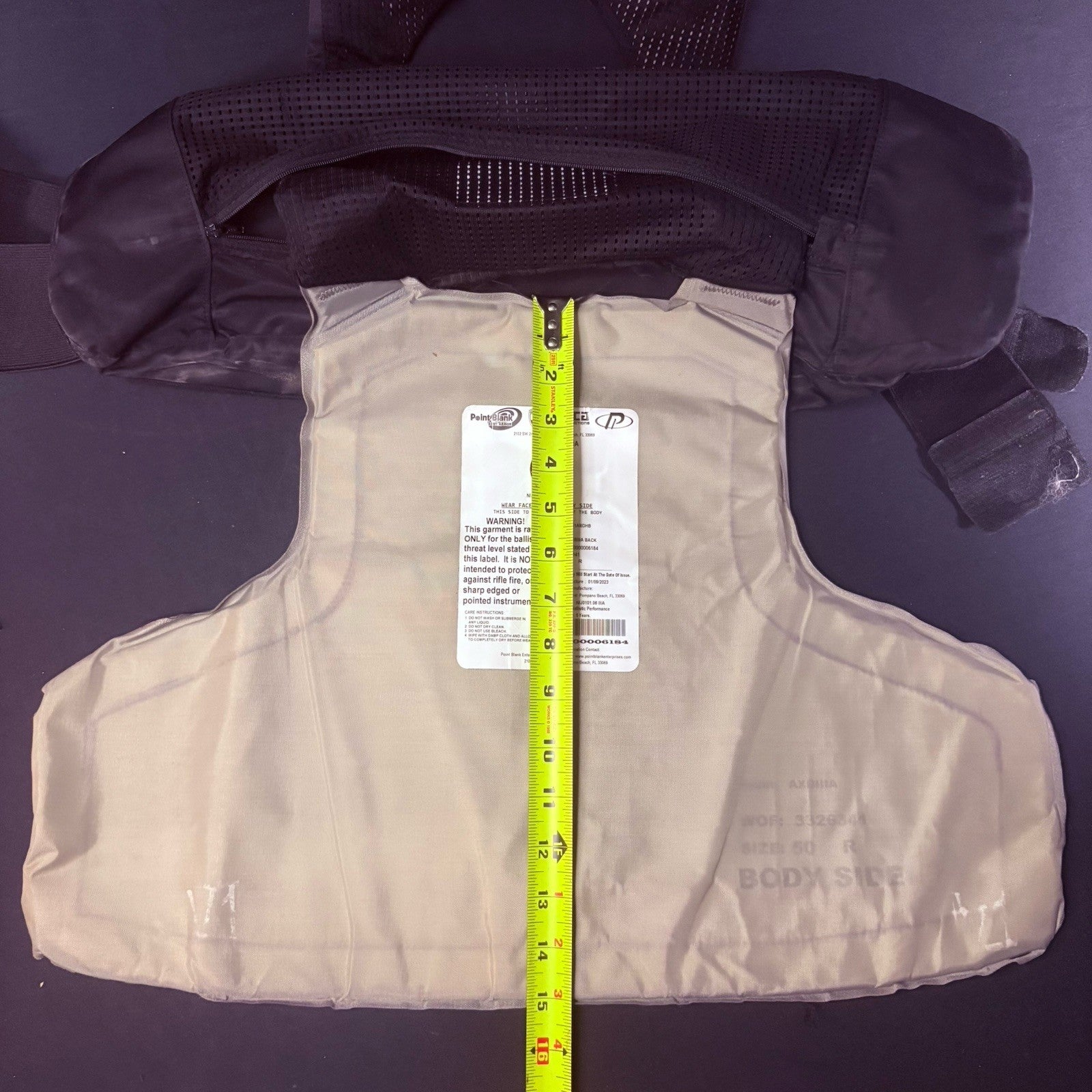 2023 PB Armor 3A Bullet Proof Vest Size Large AXBIIIA Hi-Lite Carrier12