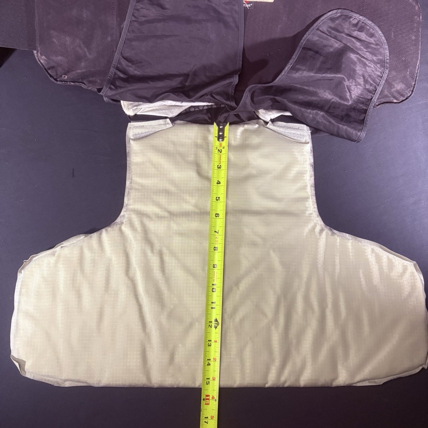 PB Level 2 II Bullet Proof Vest Size XL w/Trauma Plate Concealable Body Armor16