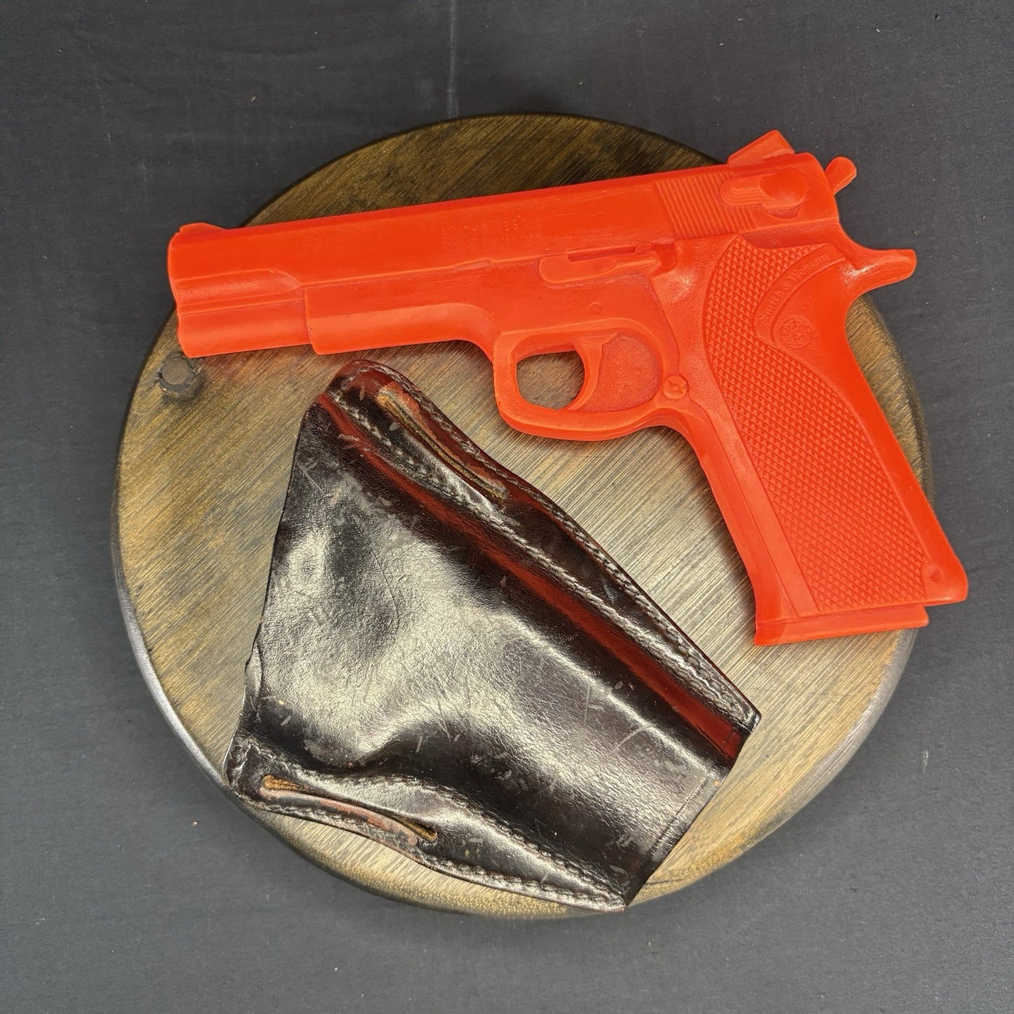 Bucheimer Leather Smith & Wesson/ S&W 1006 Holster Black And Tan Model 304-745