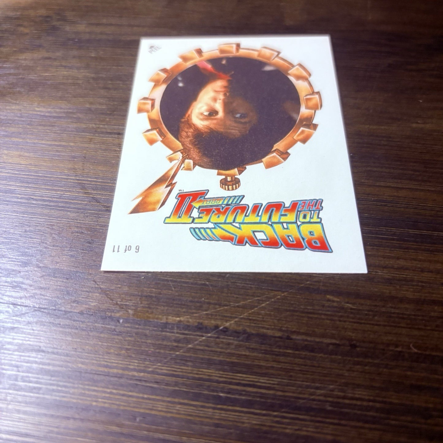 1989 Topps Back to the Future II Sticker Card #6 of 11, High Grade See Photos8