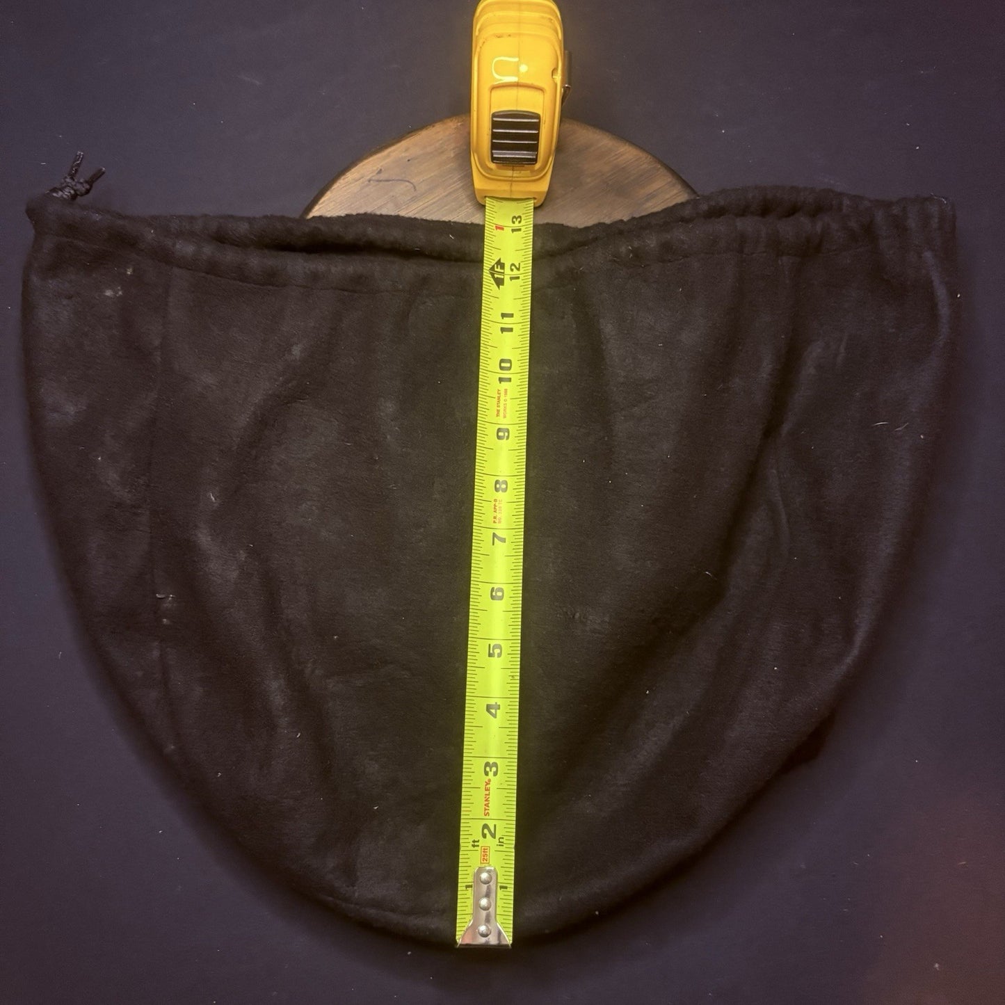 Soft Cloth Bag w/ Drawstring Black 4
