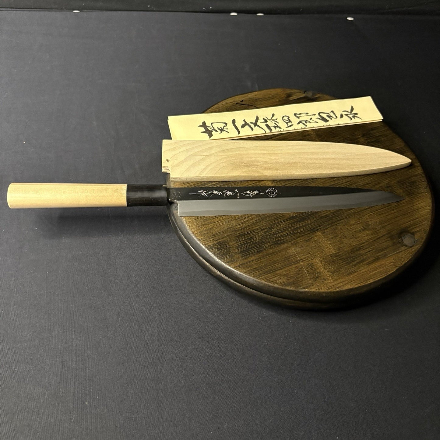 Kikuichi Japanese Chef Knife Kasumitogi Yanagi Sashimi Knife YKT21 8” or  21cm1