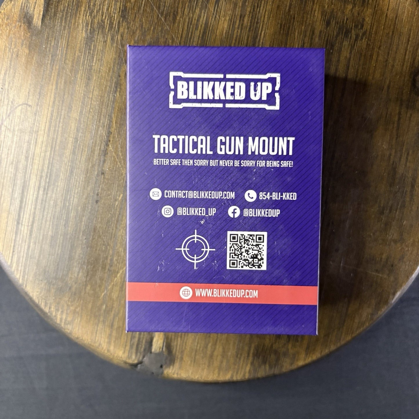 Magnetic HandGun Mount QuickDraw Tactical Universal Mount Blikked Up Holds 35lbs1