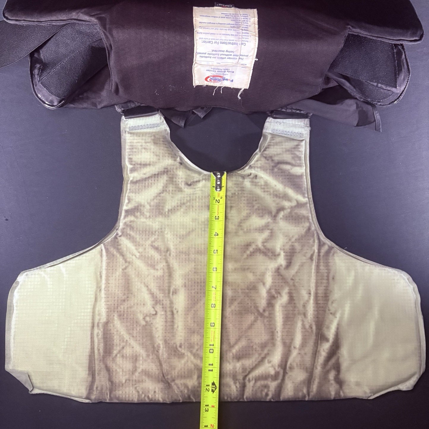 PB Level 2 II Bullet Proof Vest Size XL w/Trauma Plate Concealable Body Armor10