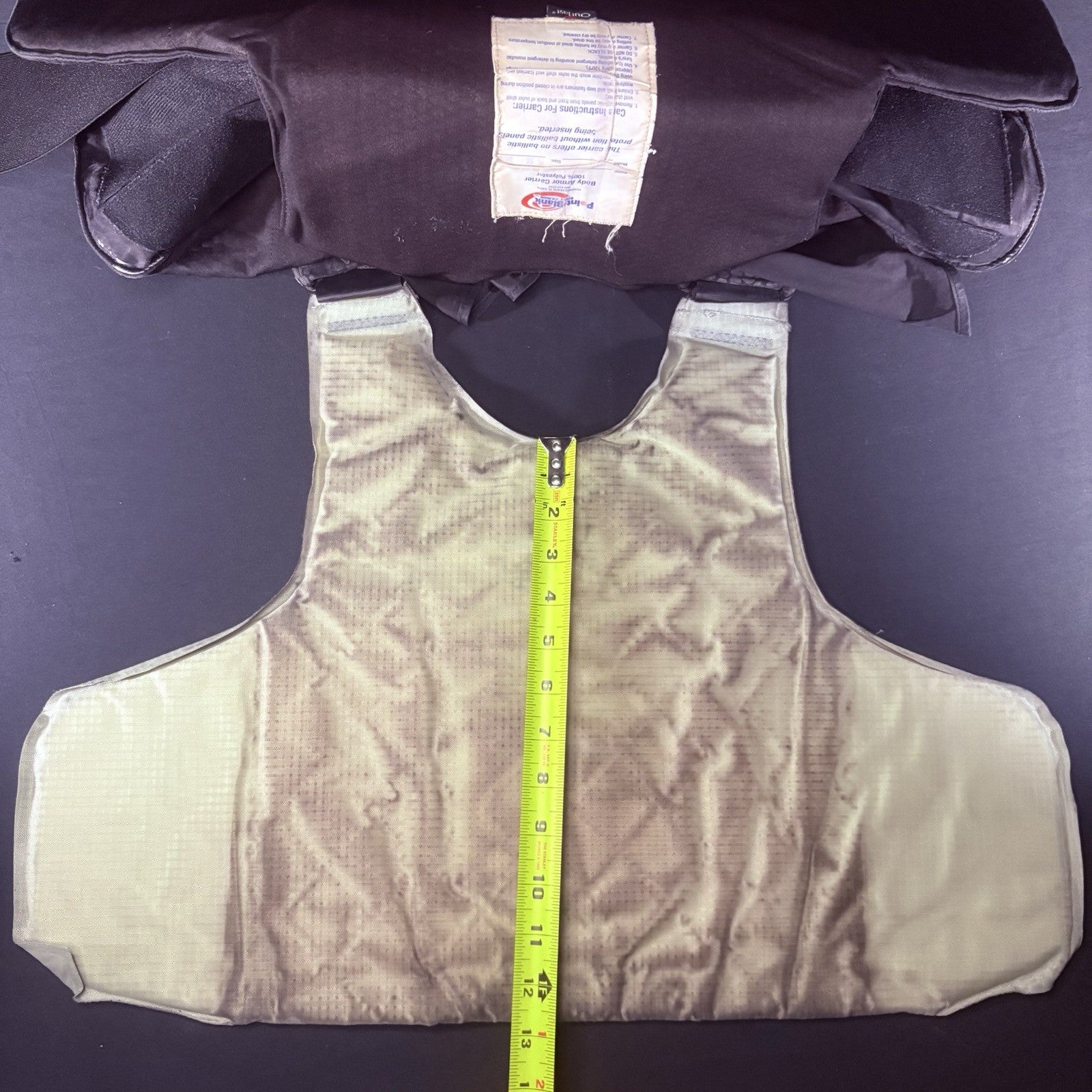 PB Level 2 II Bullet Proof Vest Size XL w/Trauma Plate Concealable Body Armor10