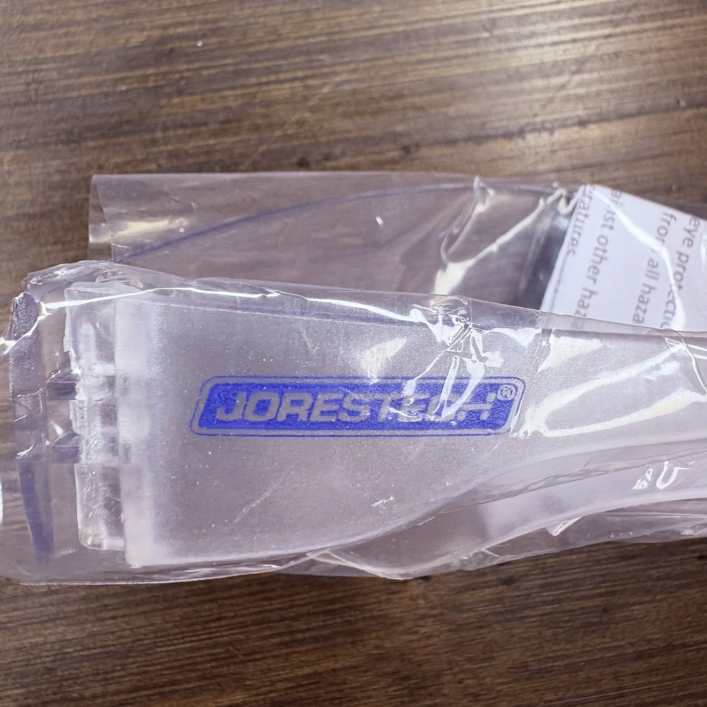 Jorestech Crystal Clear Lens Color Temple Safety Glasses One Size Z87.17