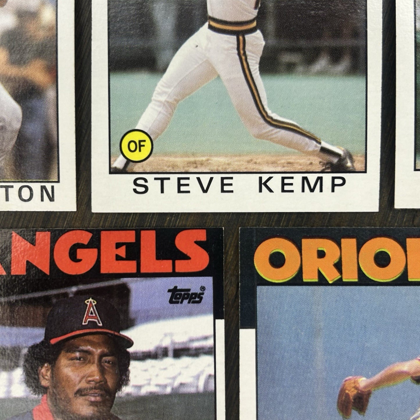 1986 Topps High Grade Cards #151, #387, #611, #124, #469 MLB Baseball (Lot Of 5)7
