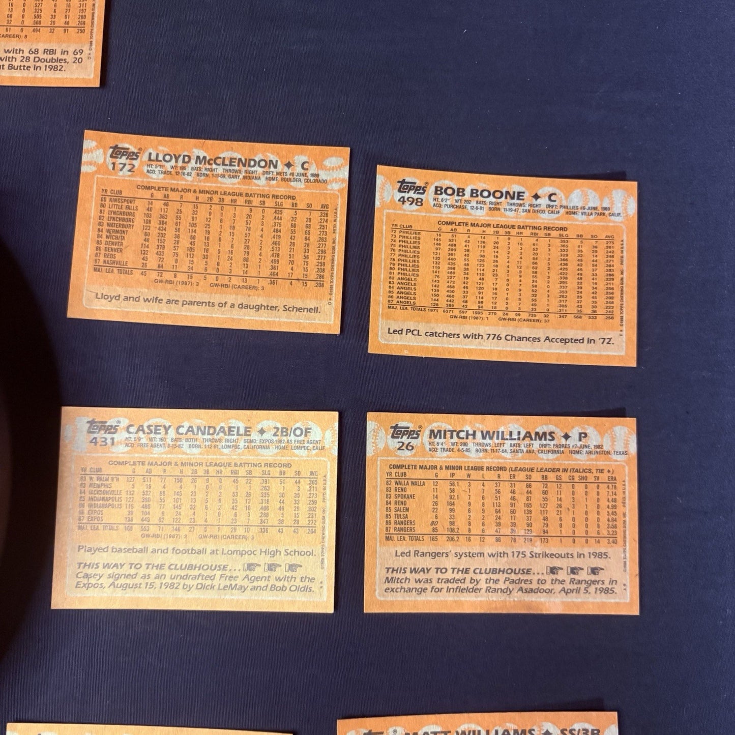 1988 TOPPS High Grade Baseball Card Lot Of 3516