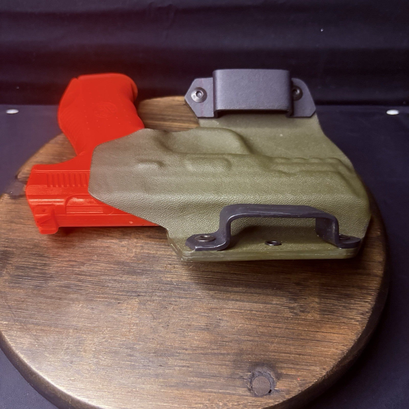 Kydex Smith And Wesson SW99 Holster Double Belt Loops Green7