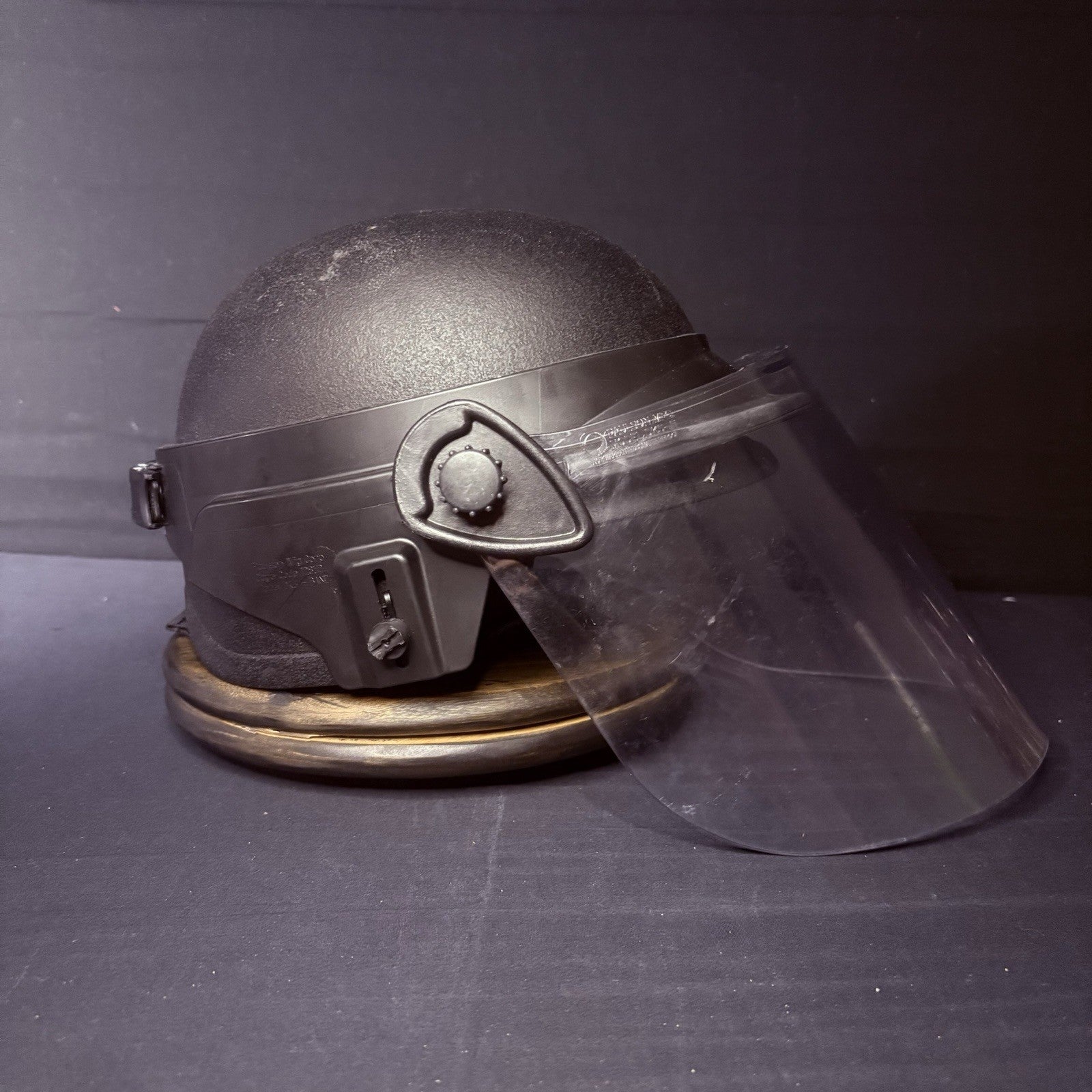 Protech IIIA (3A) Ballistic Helmet Removable Face Shield Size Large Bullet Proof0