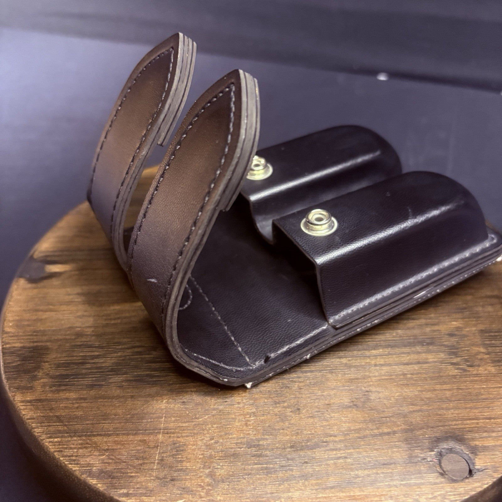 Safariland 77 Double Magazine Pouch GLOCK 17/22 STX Tactical Black Snap3