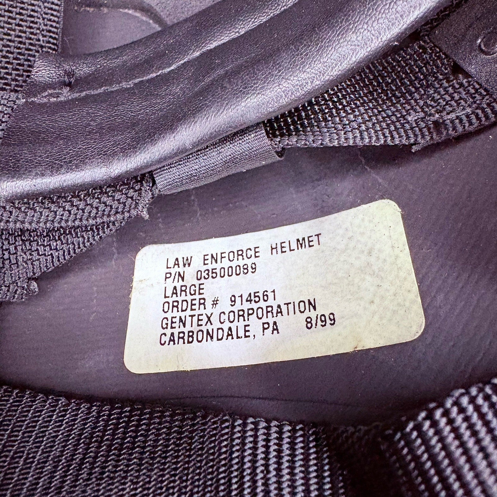 Gentex IIIA (3A) Ballistic Helmet Removable Protech Face Shield Size Large5