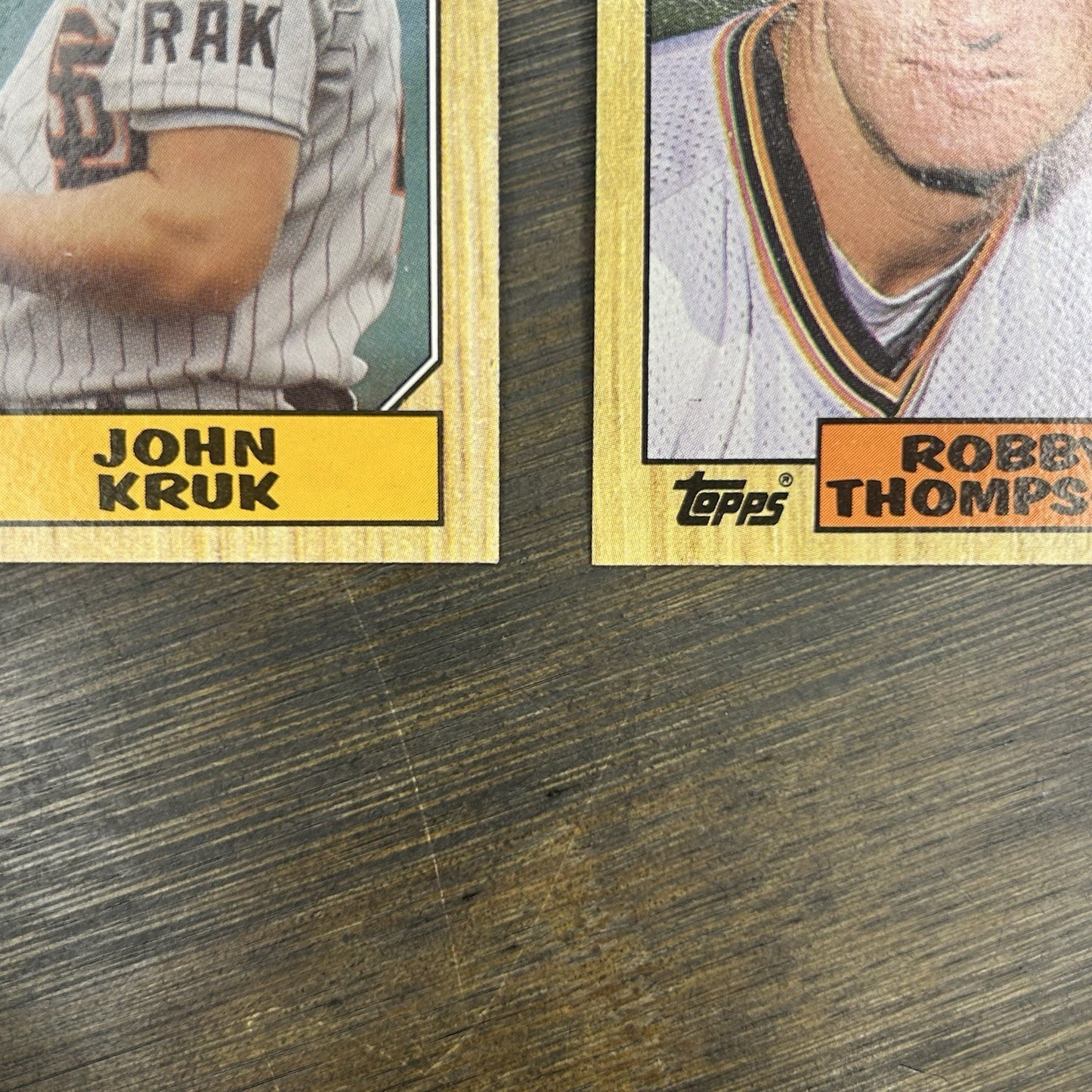 1987 Topps Robby Thompson & John Kurk High Grade Trading Card (Lot Of 2) 6