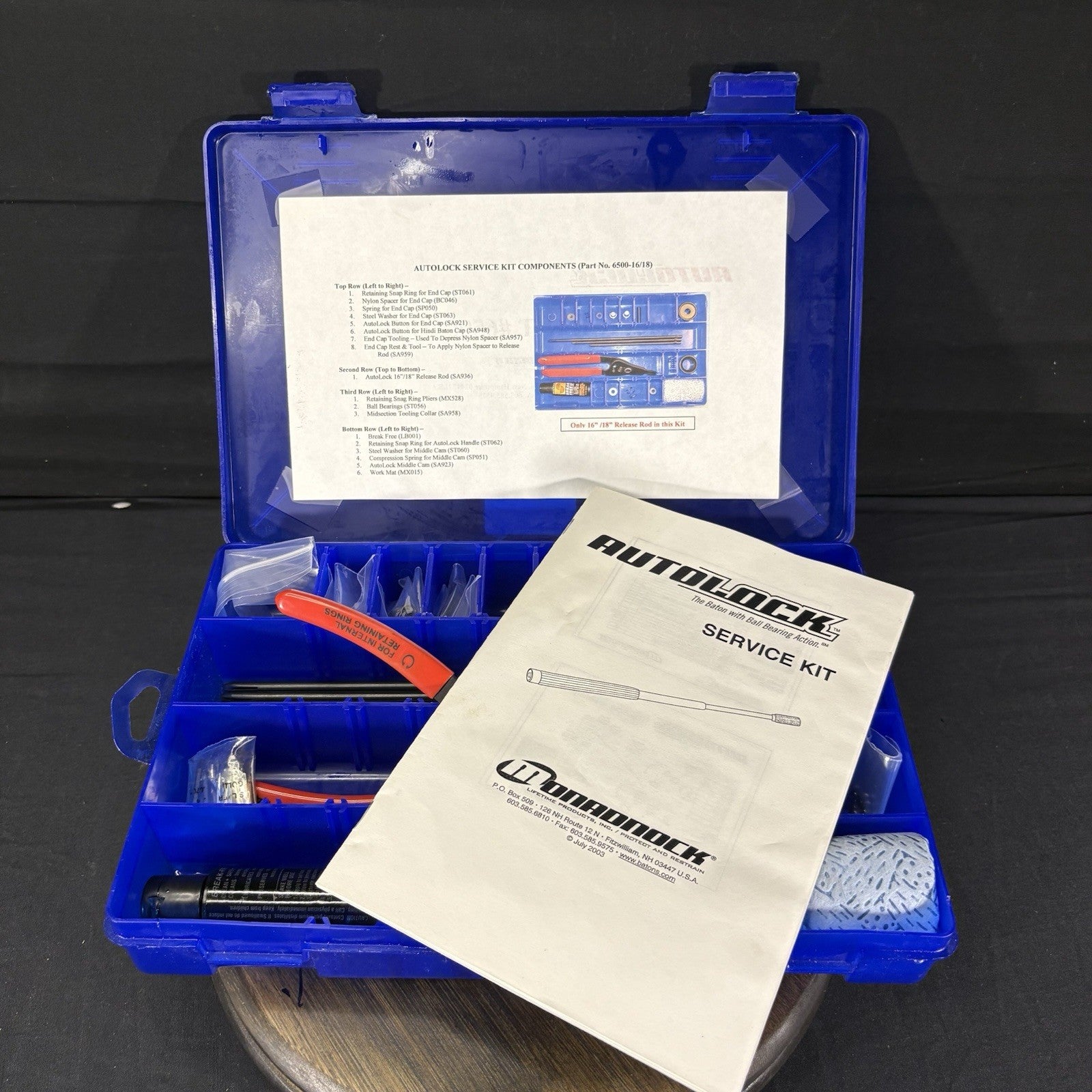 Monadnock Baton Service Kit 16"/18"3