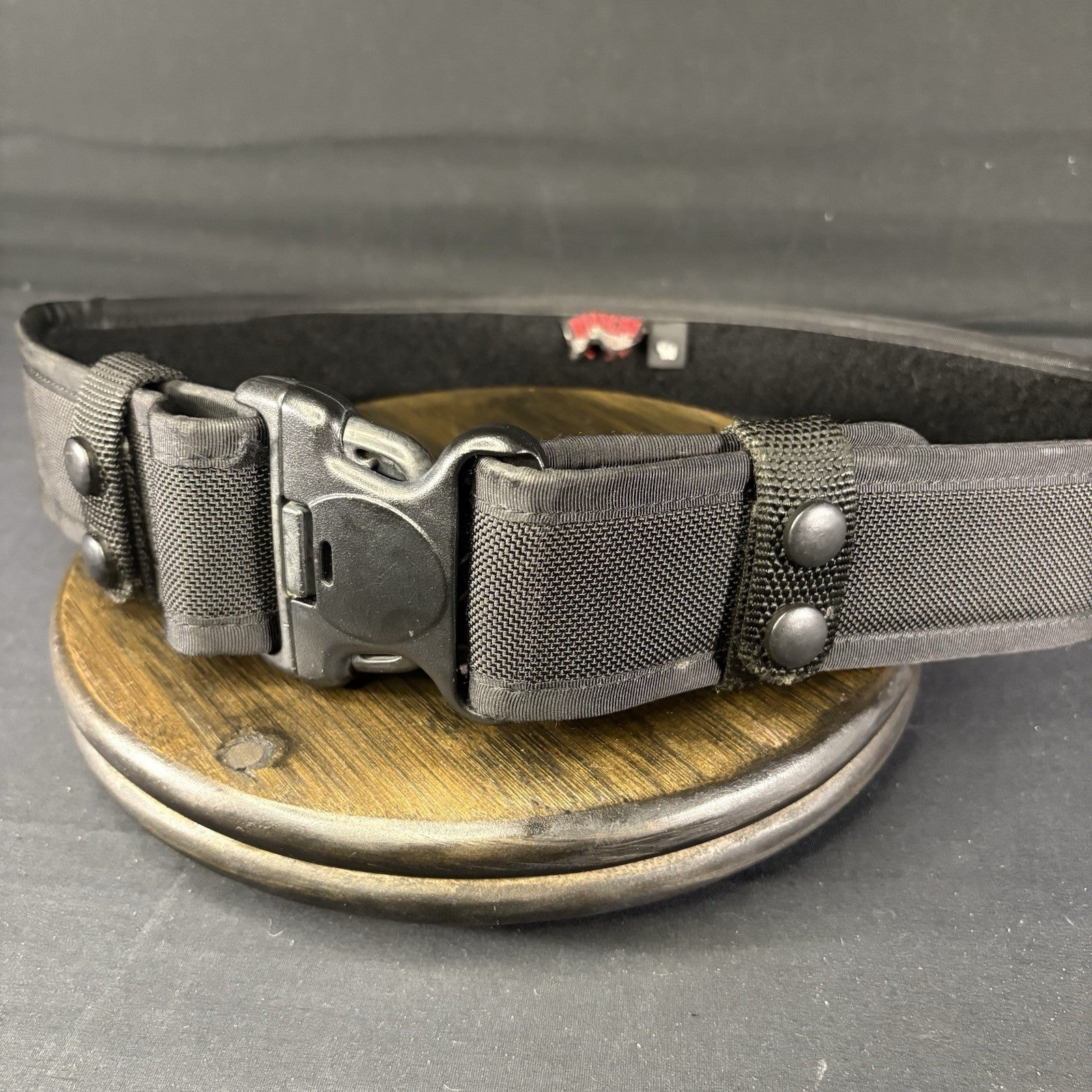 Bianchi Medium AccuMold Duty Belt - Black Waist Size 34”-40” w/ 2 Belt Keepers2