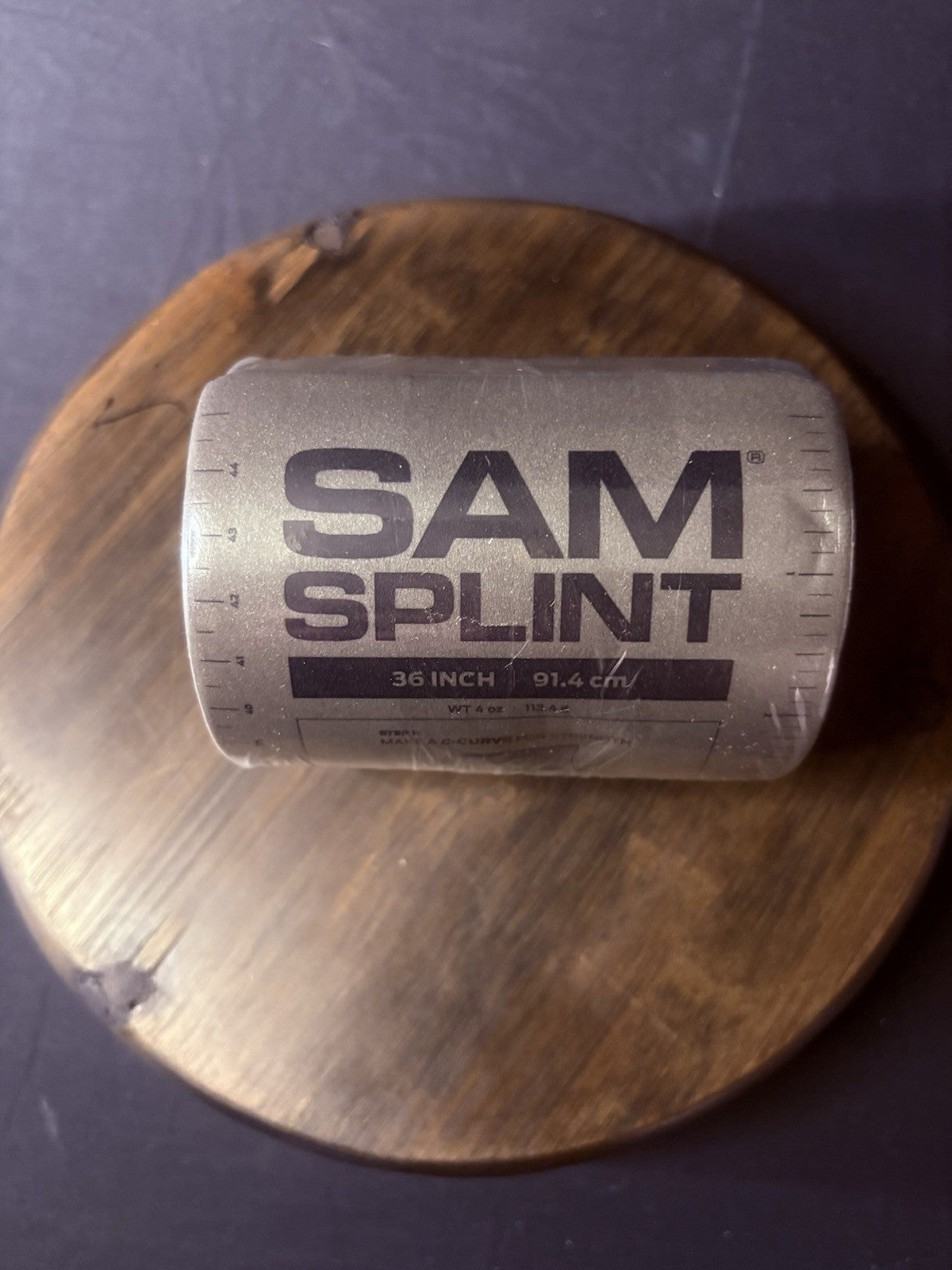 36" SAM Splint Rolled For First Aid Kit, Gray, Army Style for Trauma0
