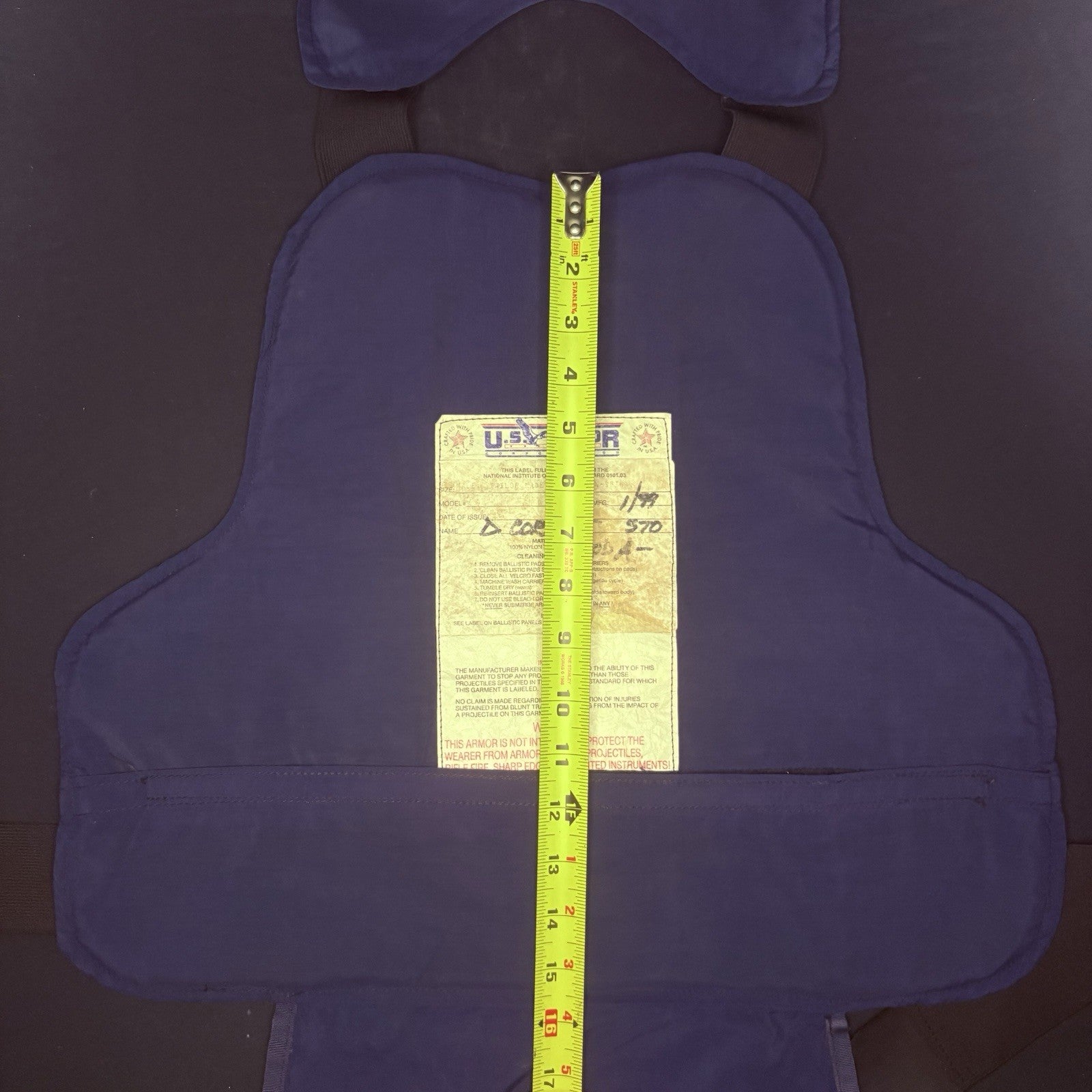 US Armor 3A Bullet Proof Vest Size Medium IIIA Concealable Ballistic Vest12
