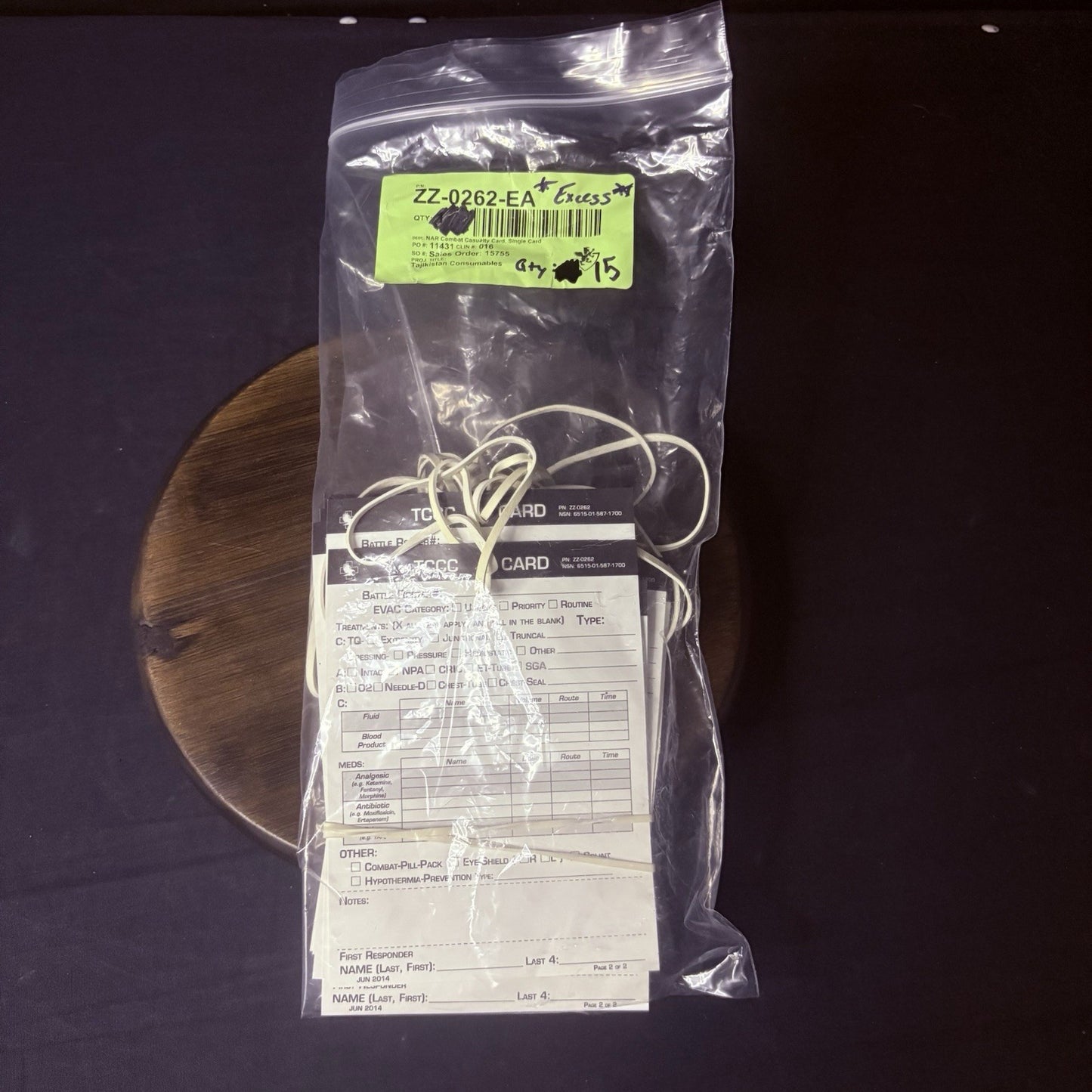 (15 Pack) NAR NORTH AMERICAN RESCUE COMBAT CASUALTY CARDS IFAK MEDIC MILITARY3