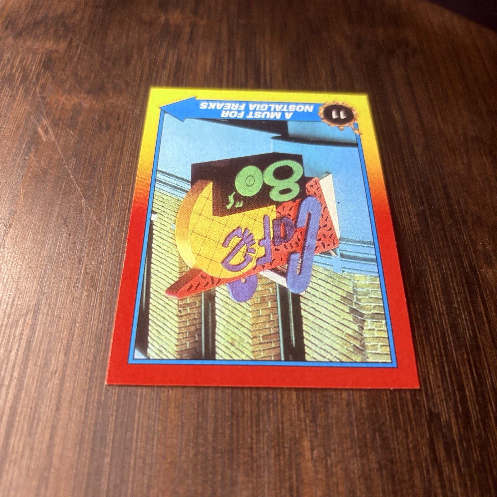 Back To The Future 2 1989 Topps #11 "A Must For Nostalgia Freaks" High Grade7