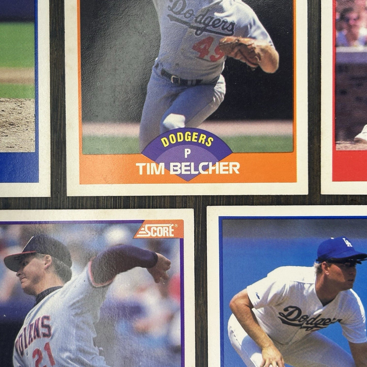1989 Score High Grade Cards #566, #418, #468, #282, #586 MLB (Lot Of 5) 7