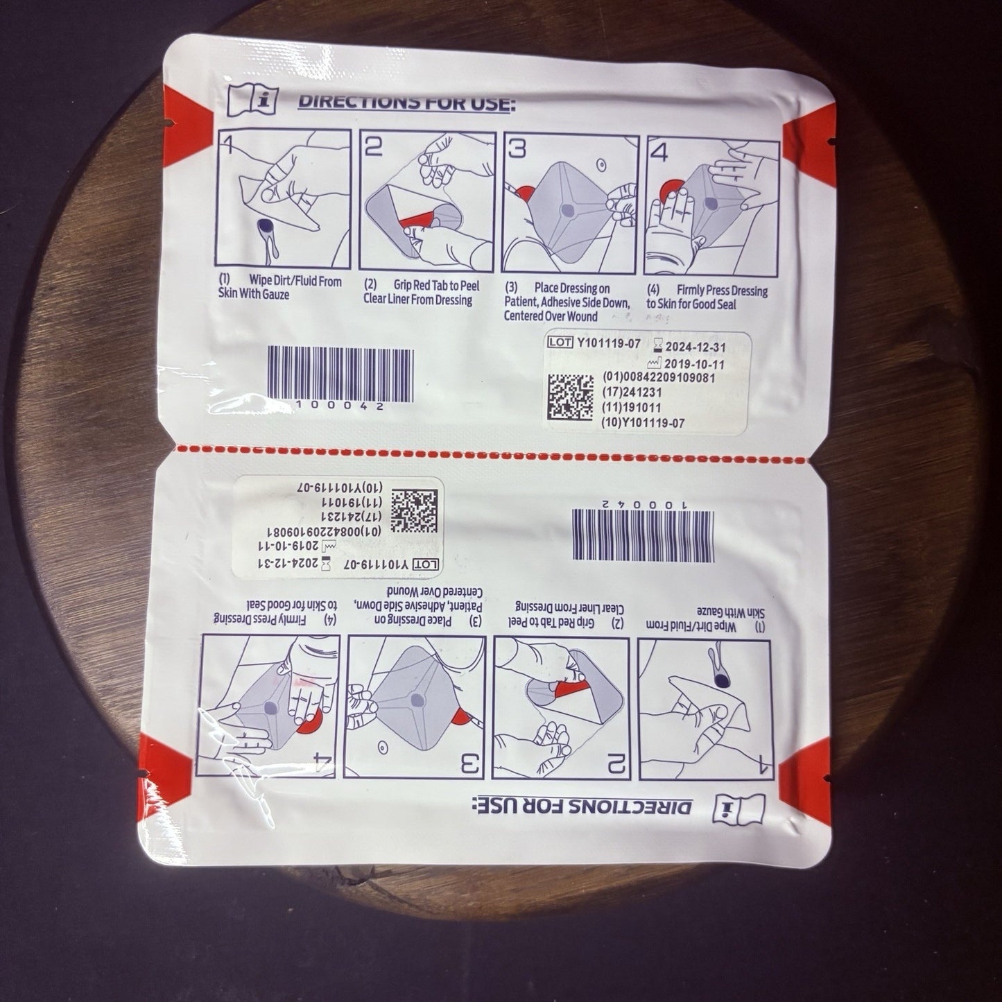 Twin Pack – HyFin Vent Compact Chest Seal (2 Seals Total) | for Entry/Exit1