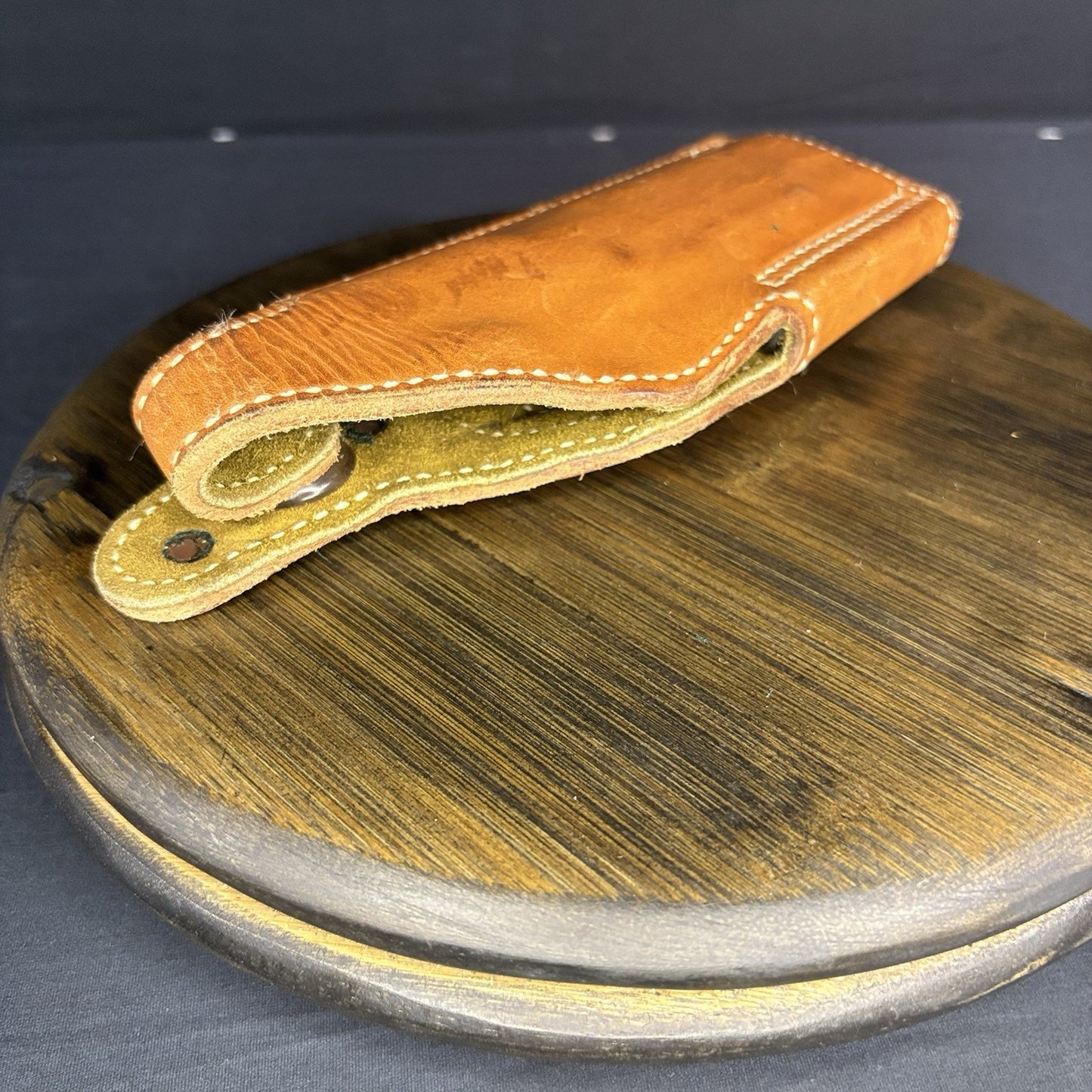 Safariland #2 Brown Leather Holster For Colt G Pistols 2 1/4" Belt Loop RH6