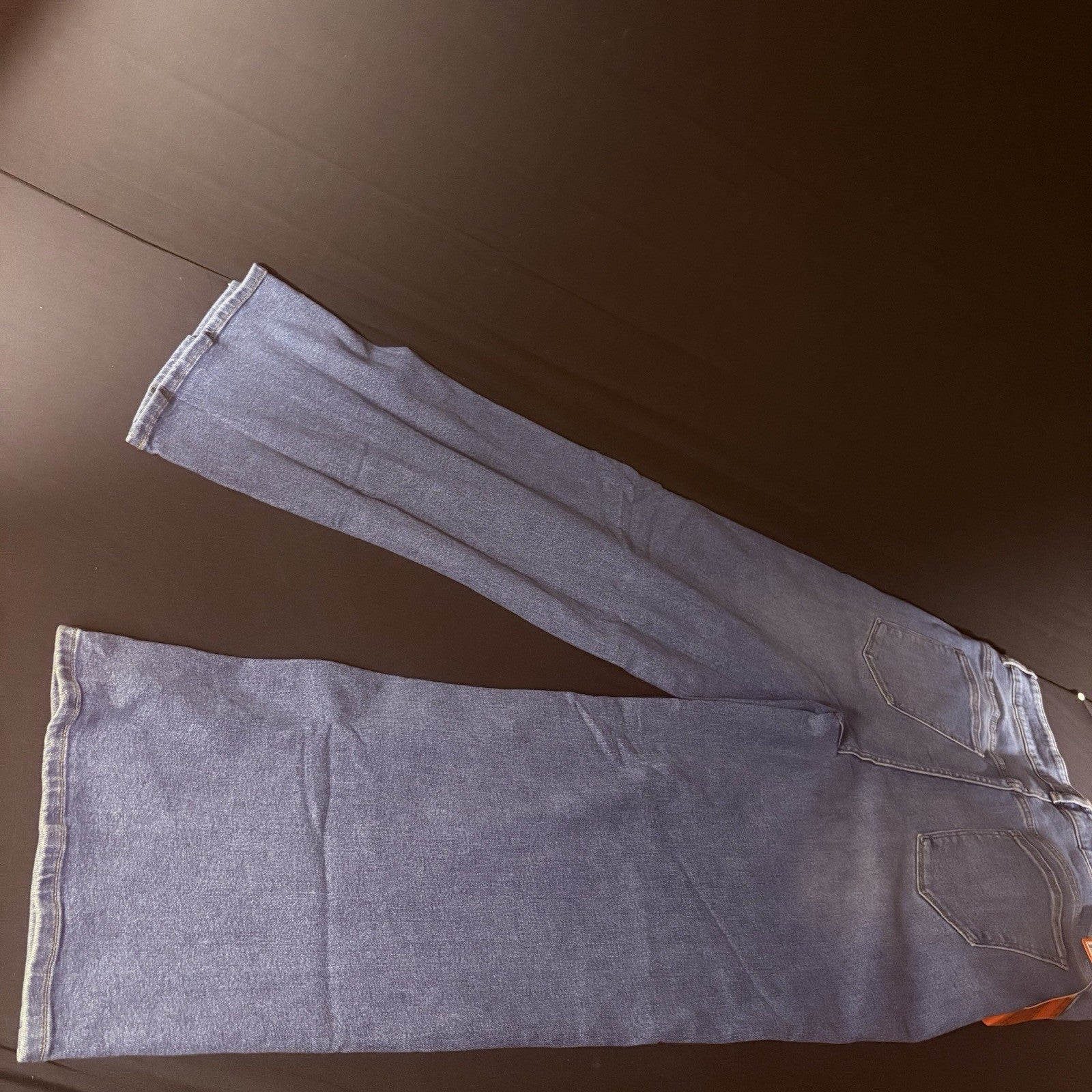 Well Worn Wide Leg High Rise Blue Jeans, SIZE 16/36 31.5" Long NWT13