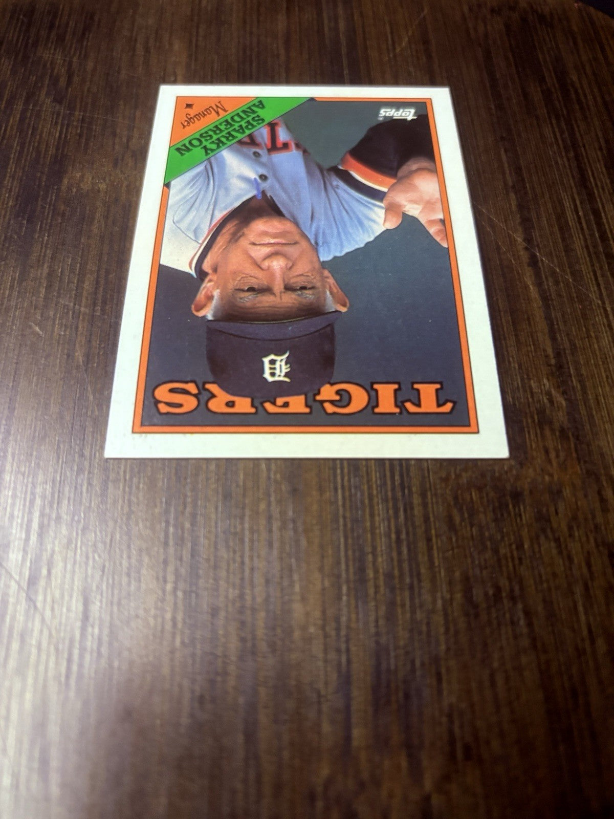 1988 Topps  Sparky Anderson Team Checklist #14 High Grade Baseball Card4