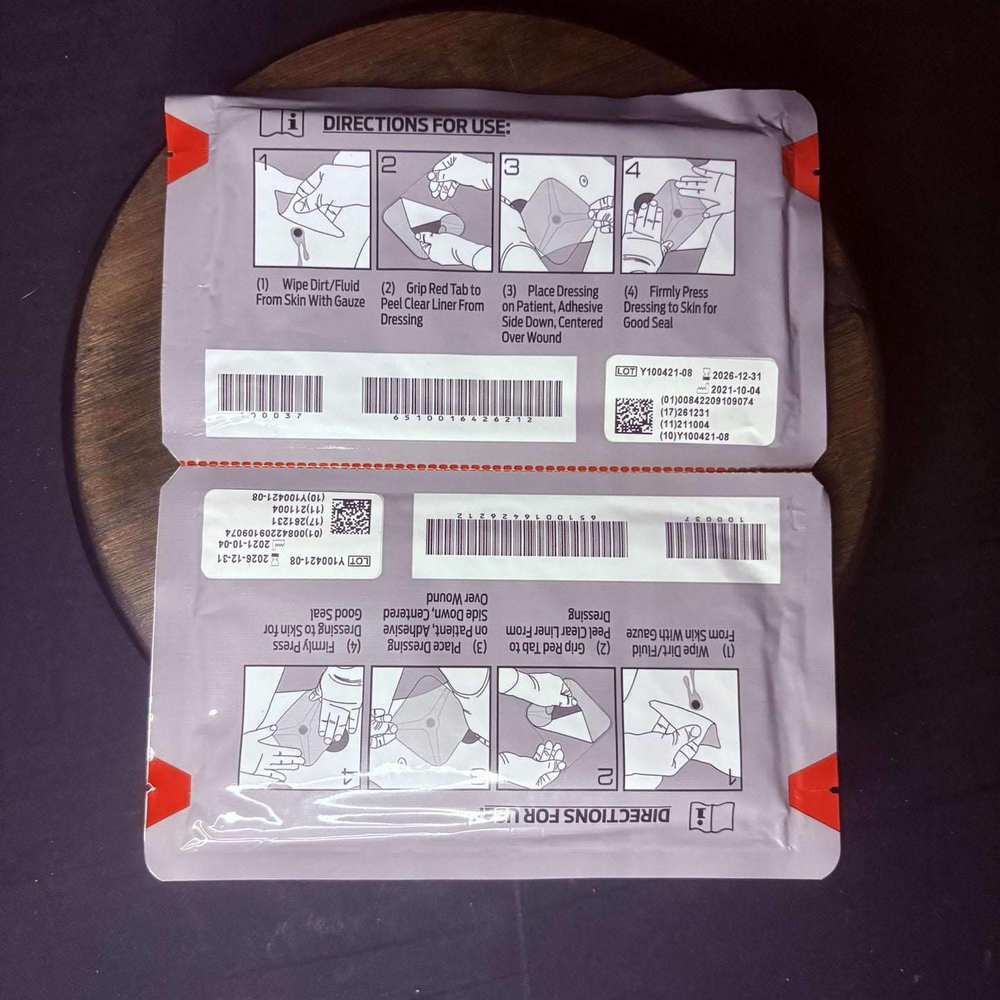 Twin Pack – HyFin Vent Compact Chest Seal (2 Seals Total) | for Entry/Exit1