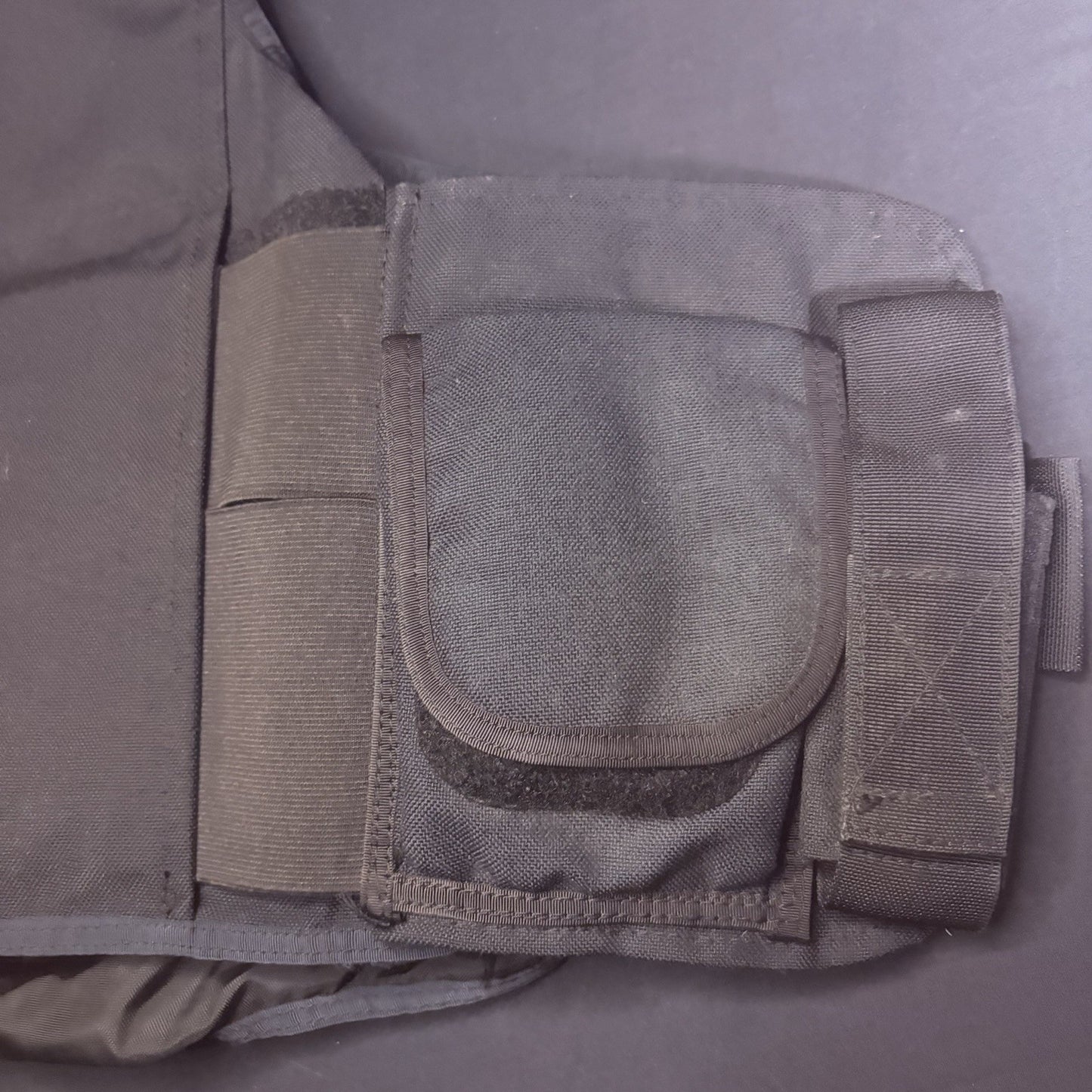 Cordura Tactical Plate Carrier Size XL USA Made w/Radio, Mag, Utility Pouches10