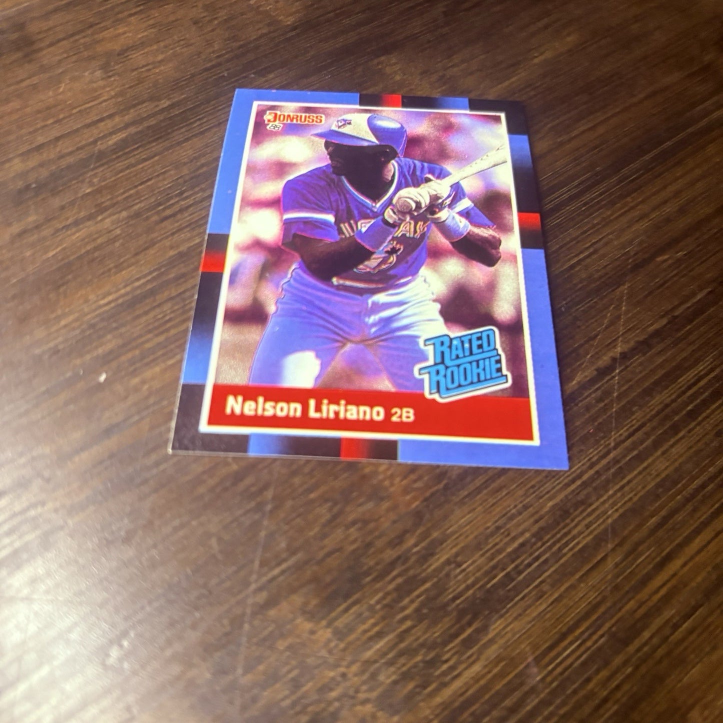 1988 Donruss  Rated Rookie Nelson Liriano #32  Toronto Blue Jays High Grade2