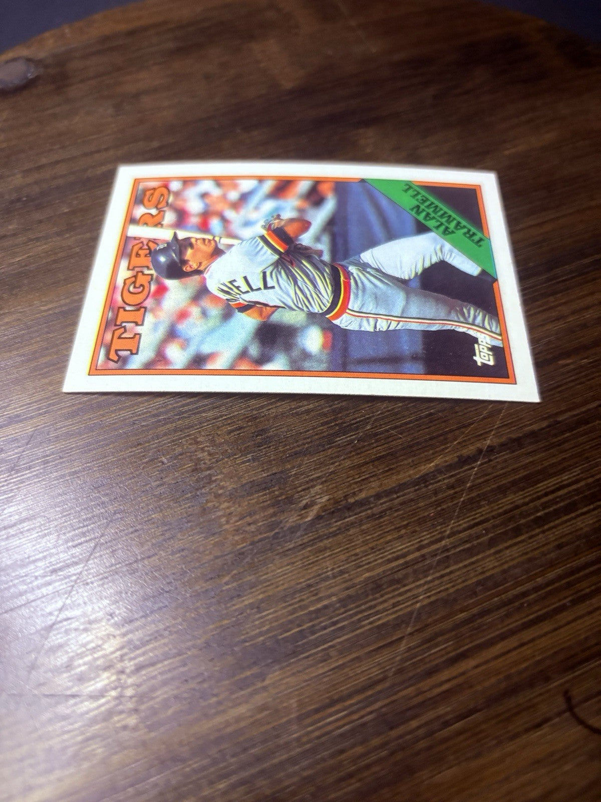 1988 Topps Alan Trammell Baseball Card #320 Tigers HOF High Grade See Photos5