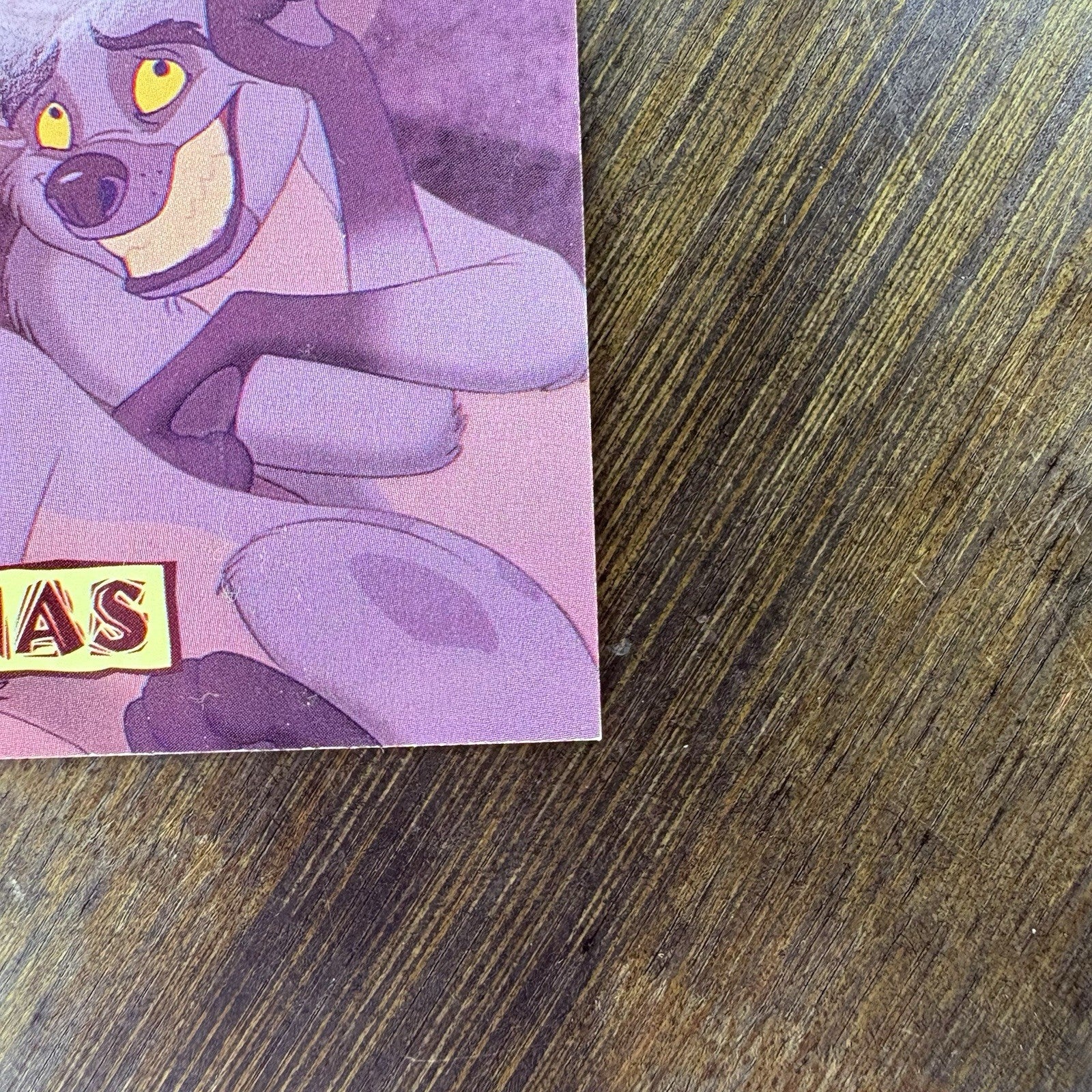 1994 SkyBox The Lion King Series 1 & 2 #75 Hyenas High Grade, See Photos3