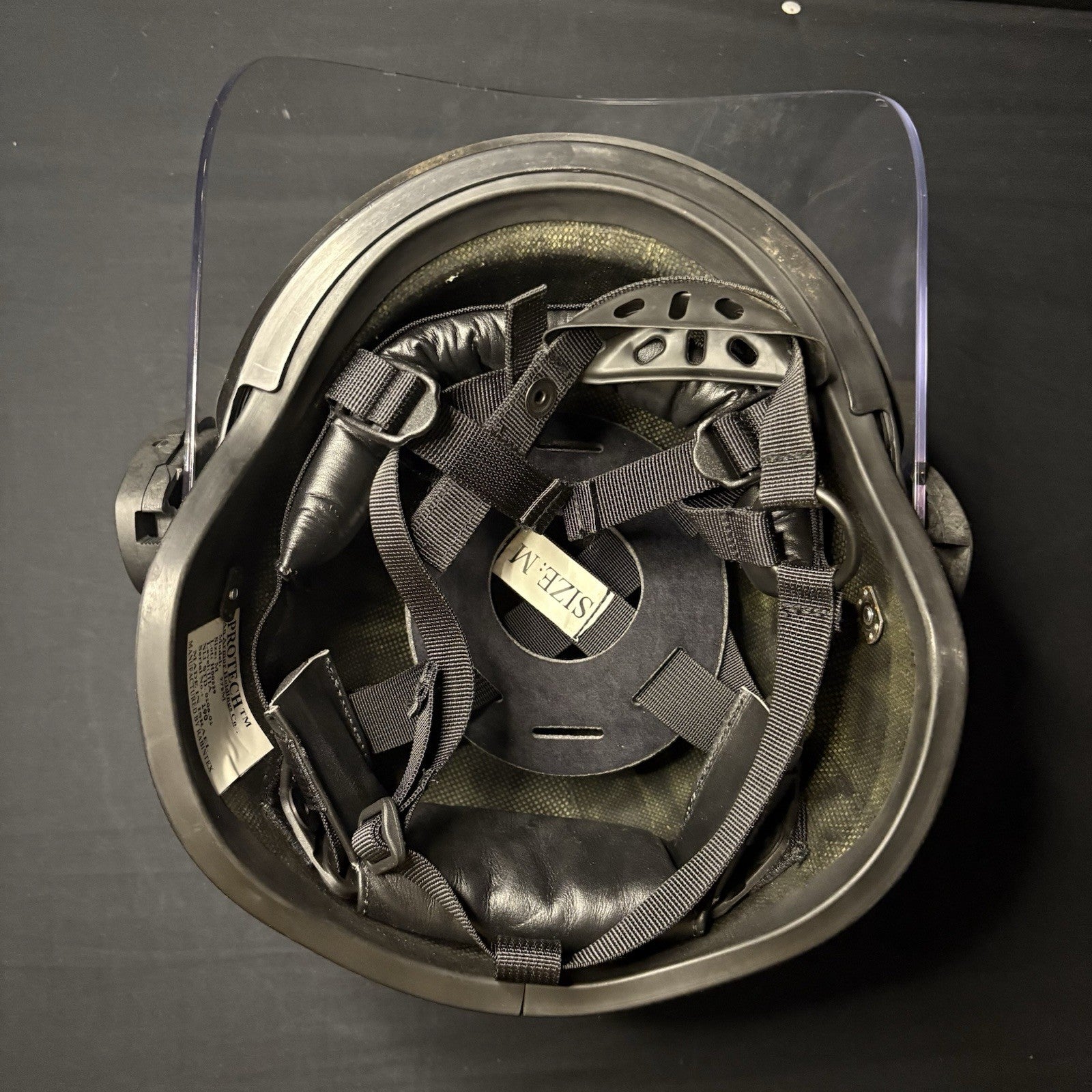 Protech Ballistic 3A(IIIA) Helmet Removable Face Shield Size Medium Bullet Proof13