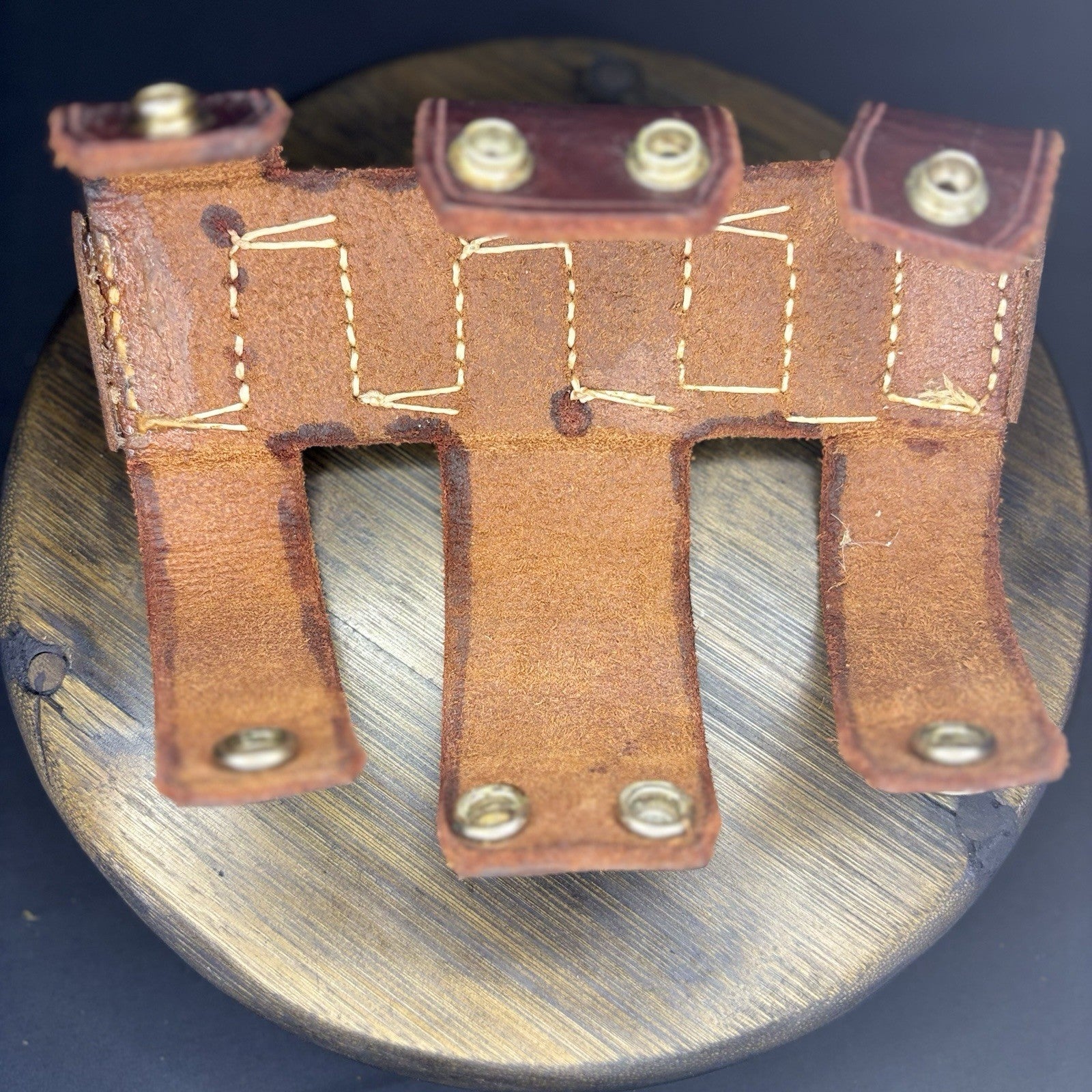 Custom Crafted Guns And Leather Shotgun Shell Belt Carrier By Trigger Happy15
