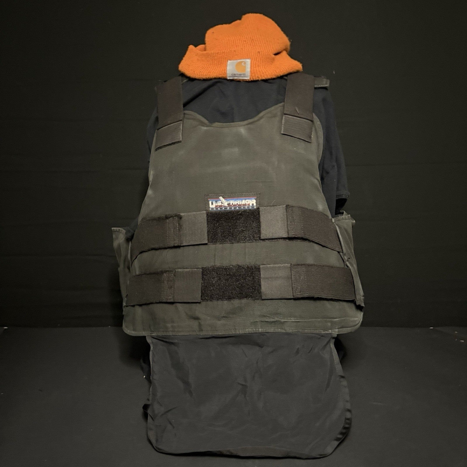 US Armor Bullet Proof Vest Ballistic Level 2 II Size XXL USA Made w/Trauma Plate0