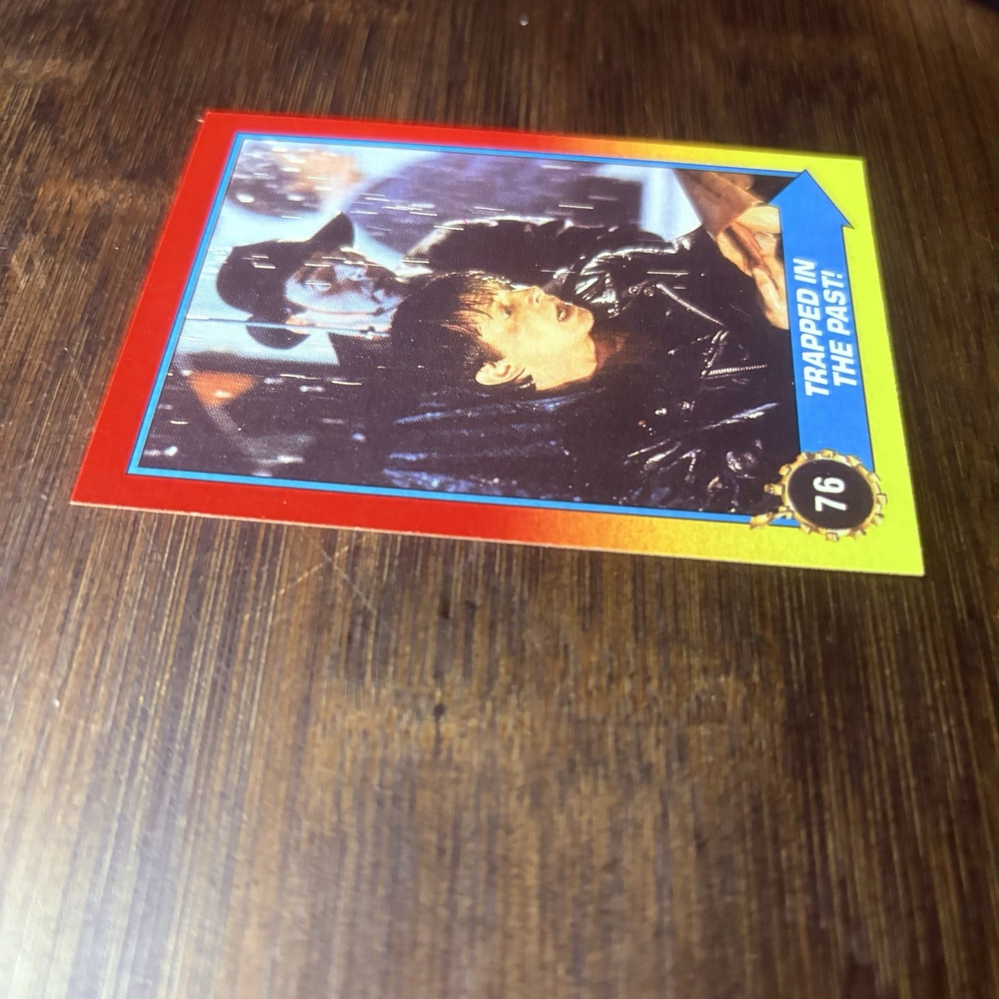 1989 Topps Back to the Future #76 "Trapped In The Past" High Grade Trading Card9
