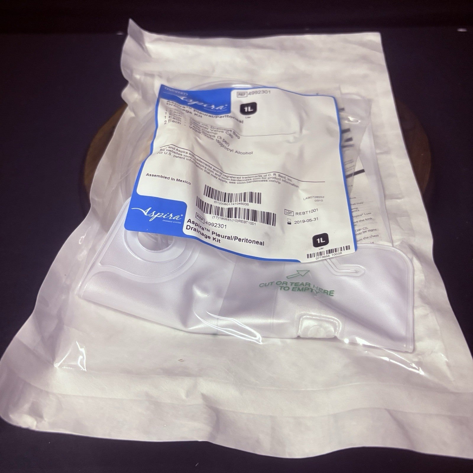 Aspire Drainage Systems - Drainage Kits - 4992301 - Pleural/Peritoneal 1,000ml4