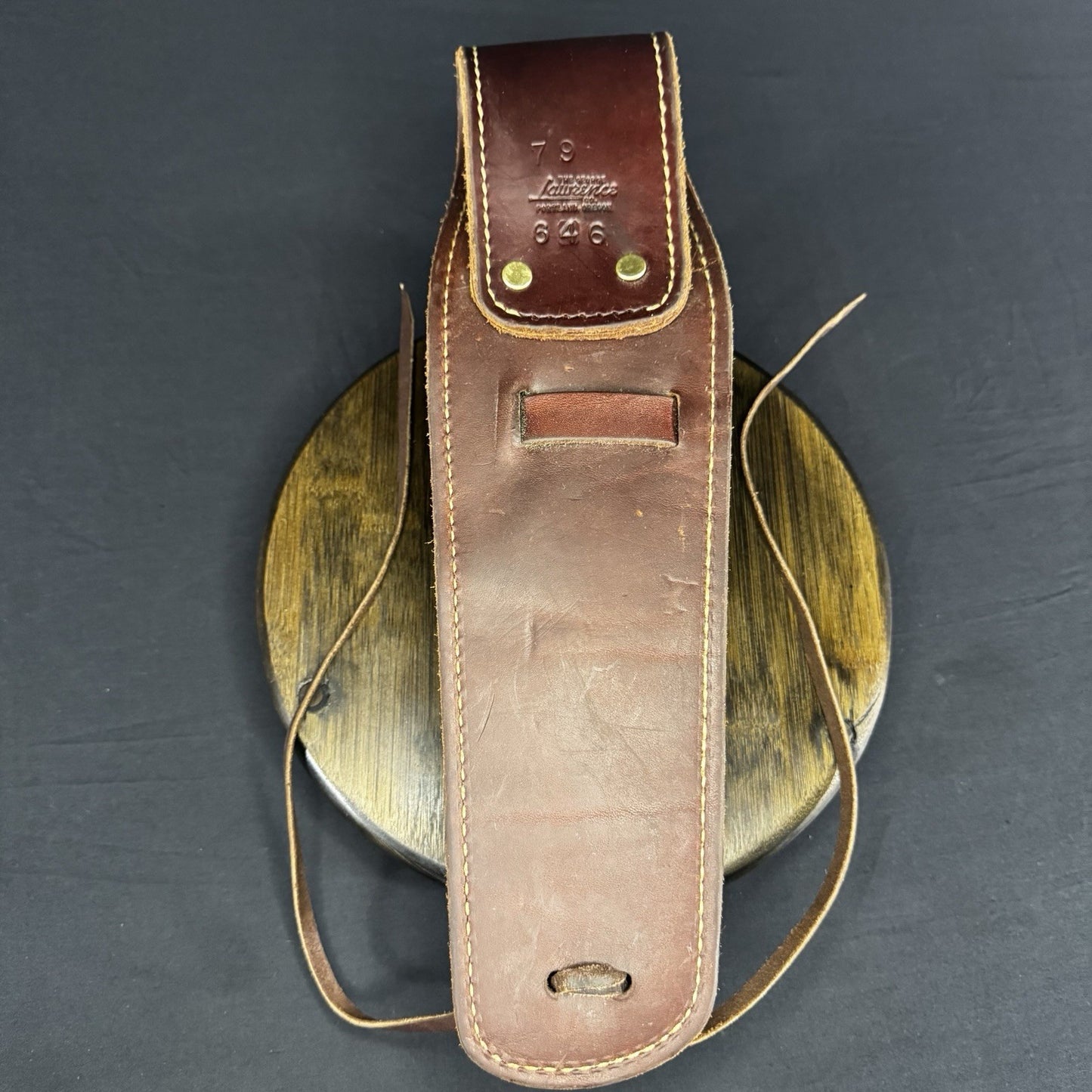 Vintage George Lawrence Co. #646 Tan Leather Holster 5