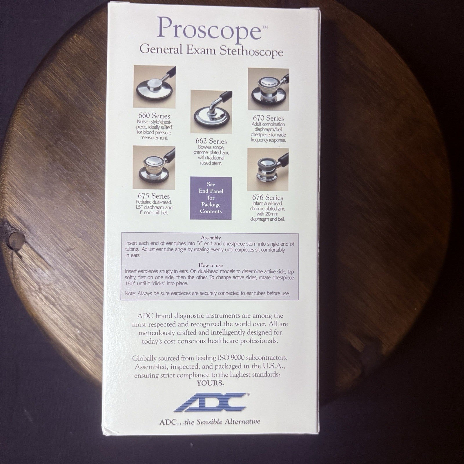 ProScope 660LV Stethoscope Lavender Size 31.5” For Blood Pressure New In Package3