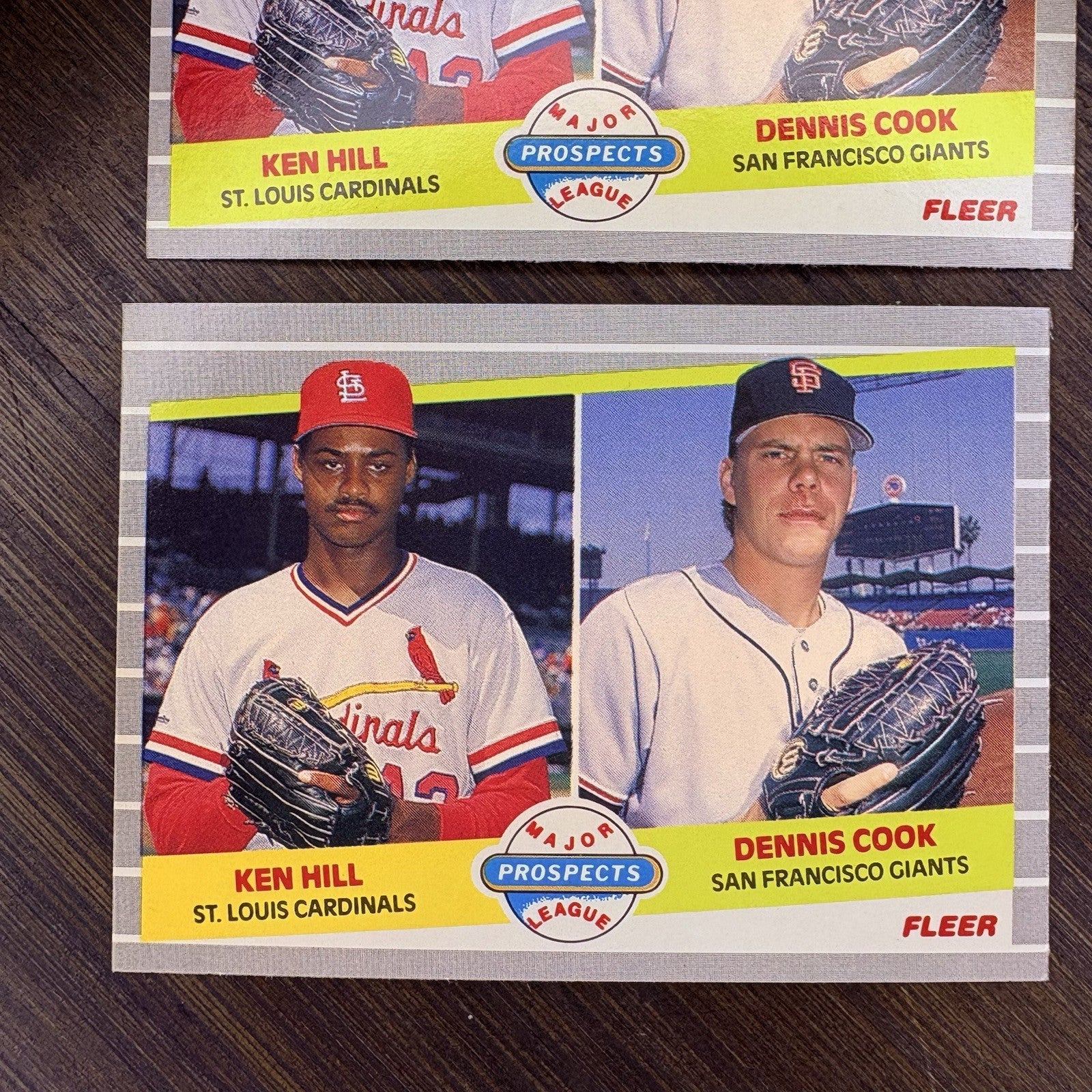 1989 Fleer Prospects Ken Hill, Dennis Cook #652 (RC) (2) High Grade Trading Card8