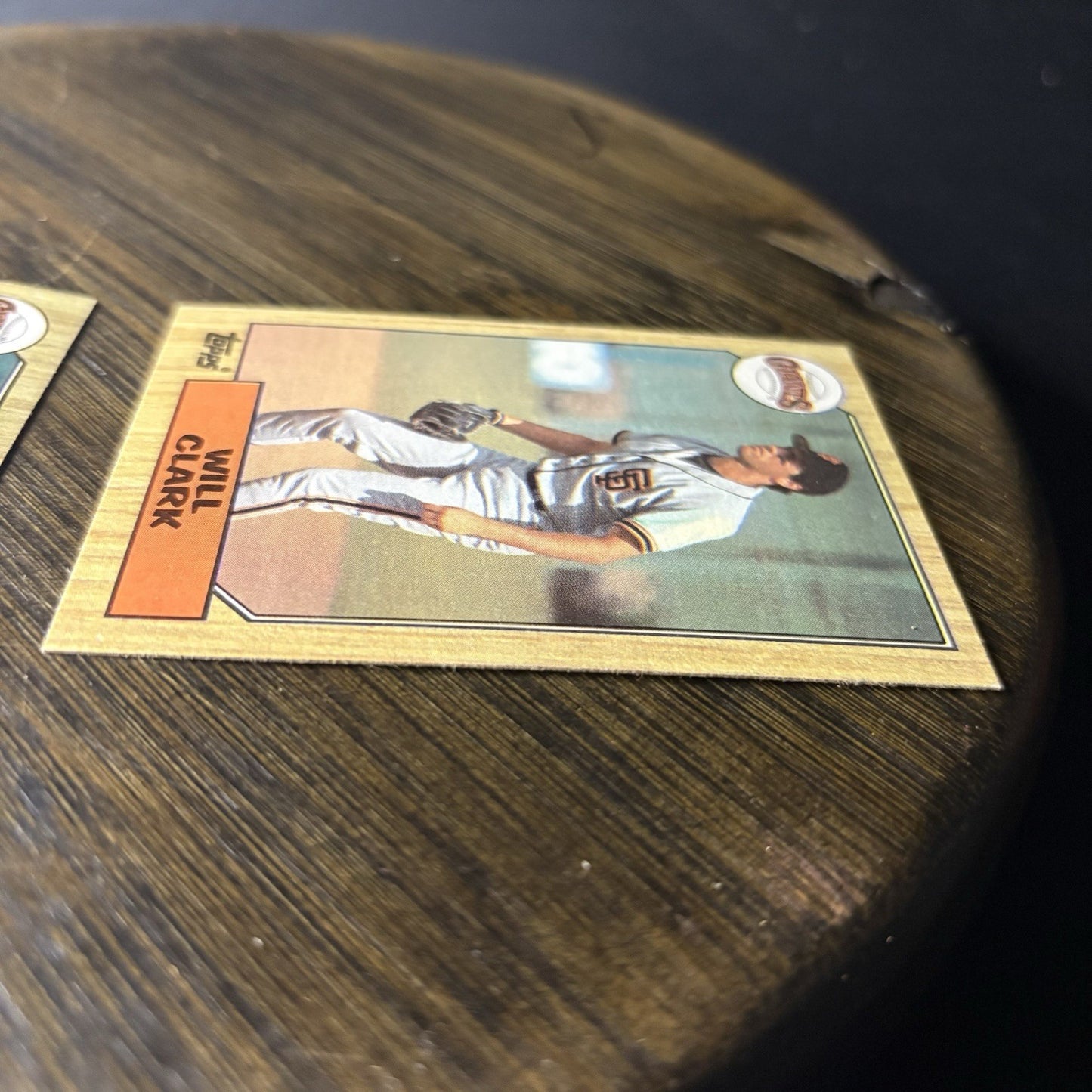 1987 Topps #420 Will Clark RC Lot Of 2 NMMT+ High Grade See Photos9