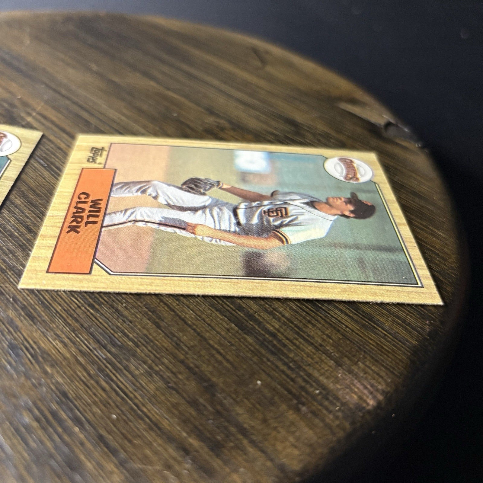 1987 Topps #420 Will Clark RC Lot Of 2 NMMT+ High Grade See Photos9