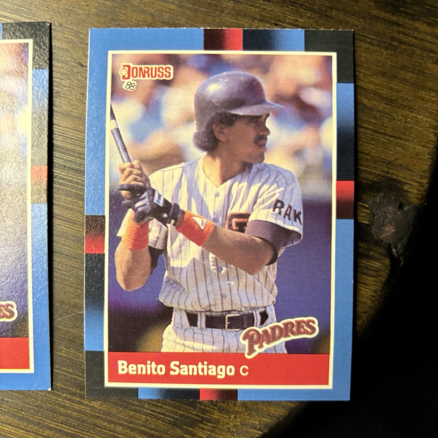1988 Benito Santiago Lot (3)Donruss #114 & (3)Diamond Kings #3 San Diego Padres8