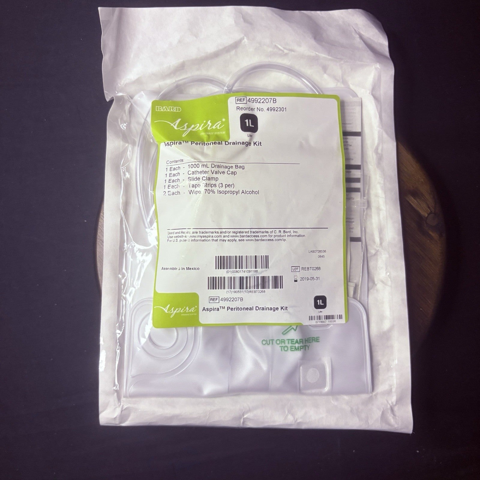 Aspire Drainage Systems - Drainage Kits - 4992207B/ 49922301 - Pleural 1,000ml0