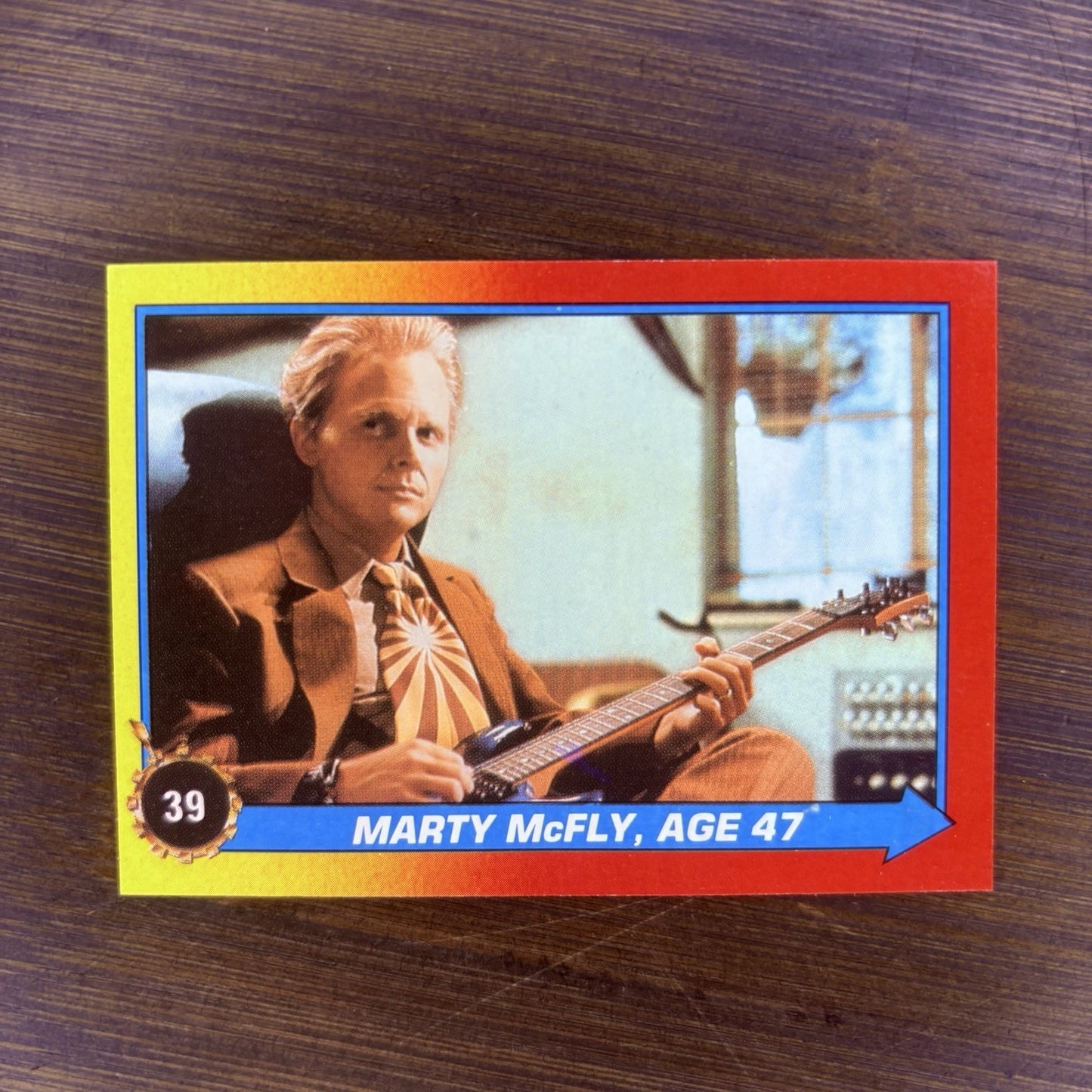 1989 Back To The Future Topps Trading Card #39 "Marty McFly, Age 47"0